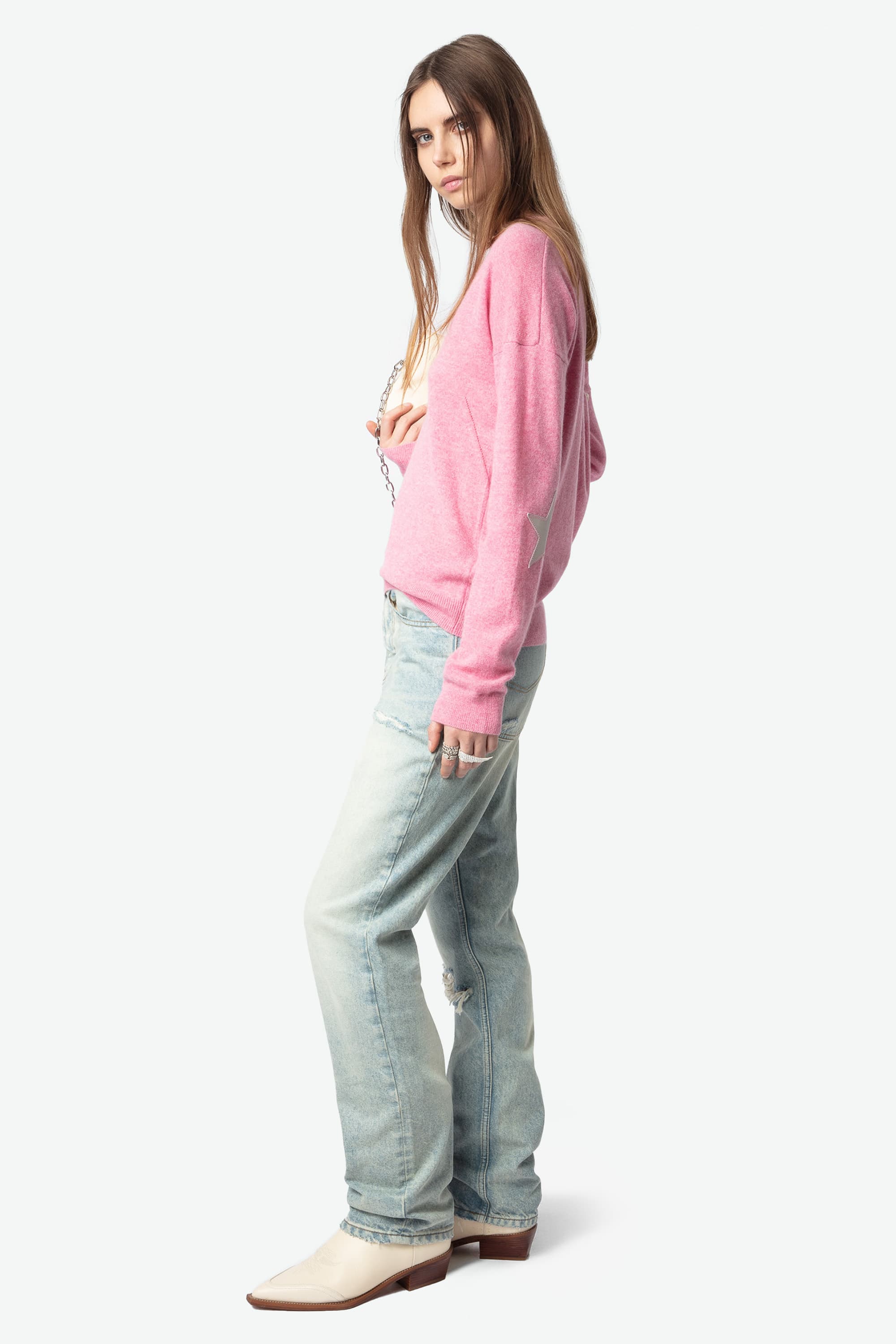 Vivi Patch Cashmere Knit