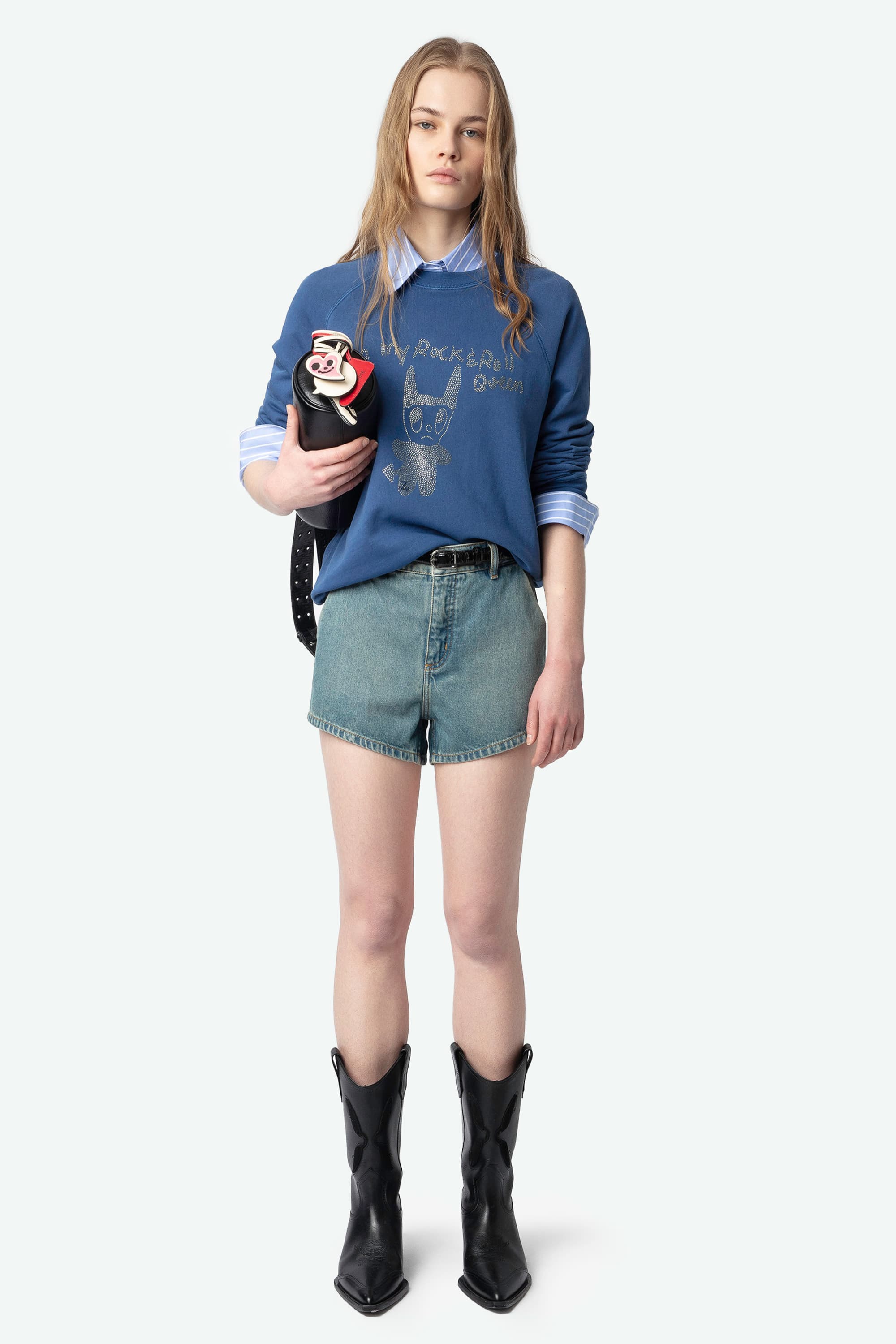 Upper Devil Strass T-shirt