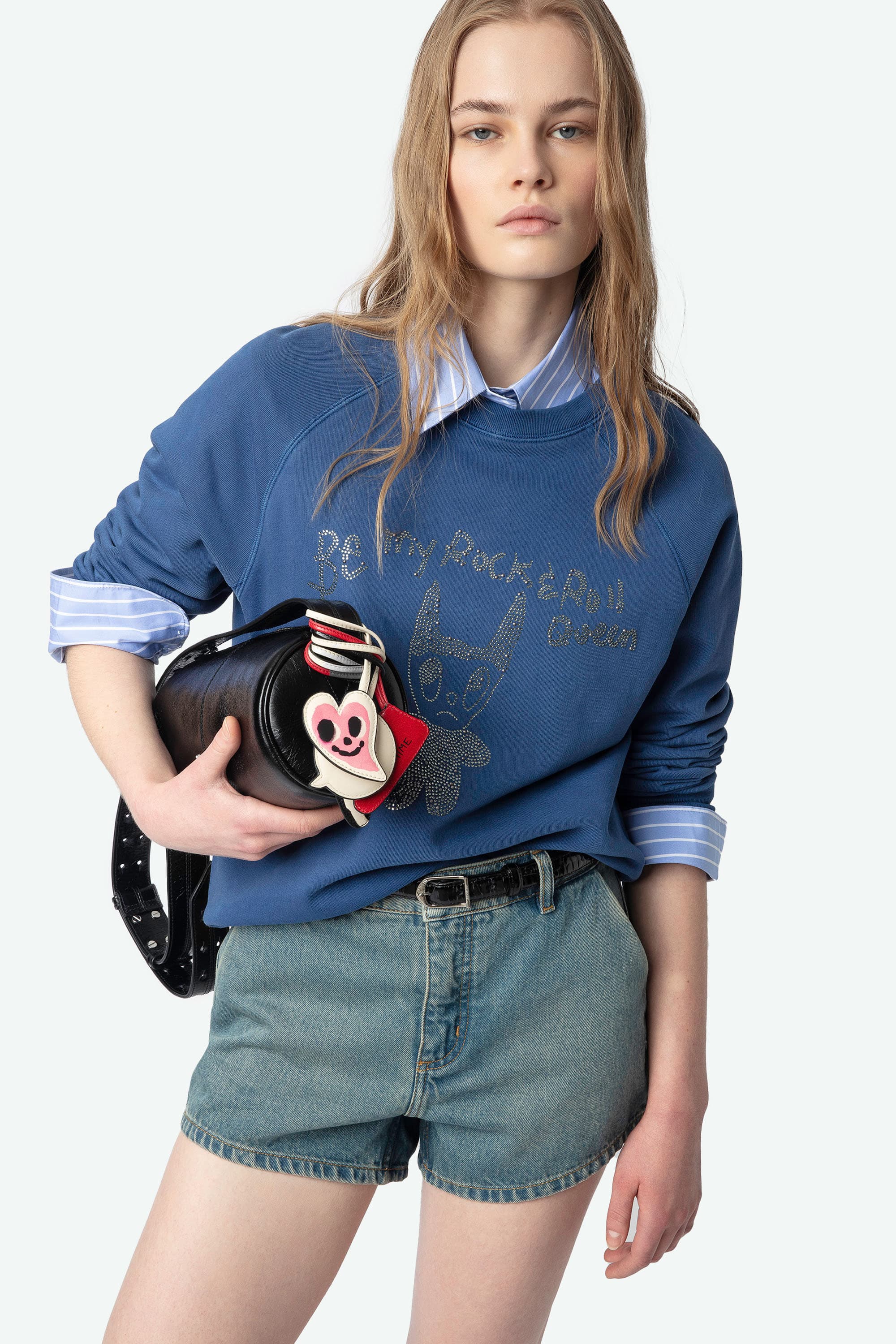 Upper Devil Strass T-shirt