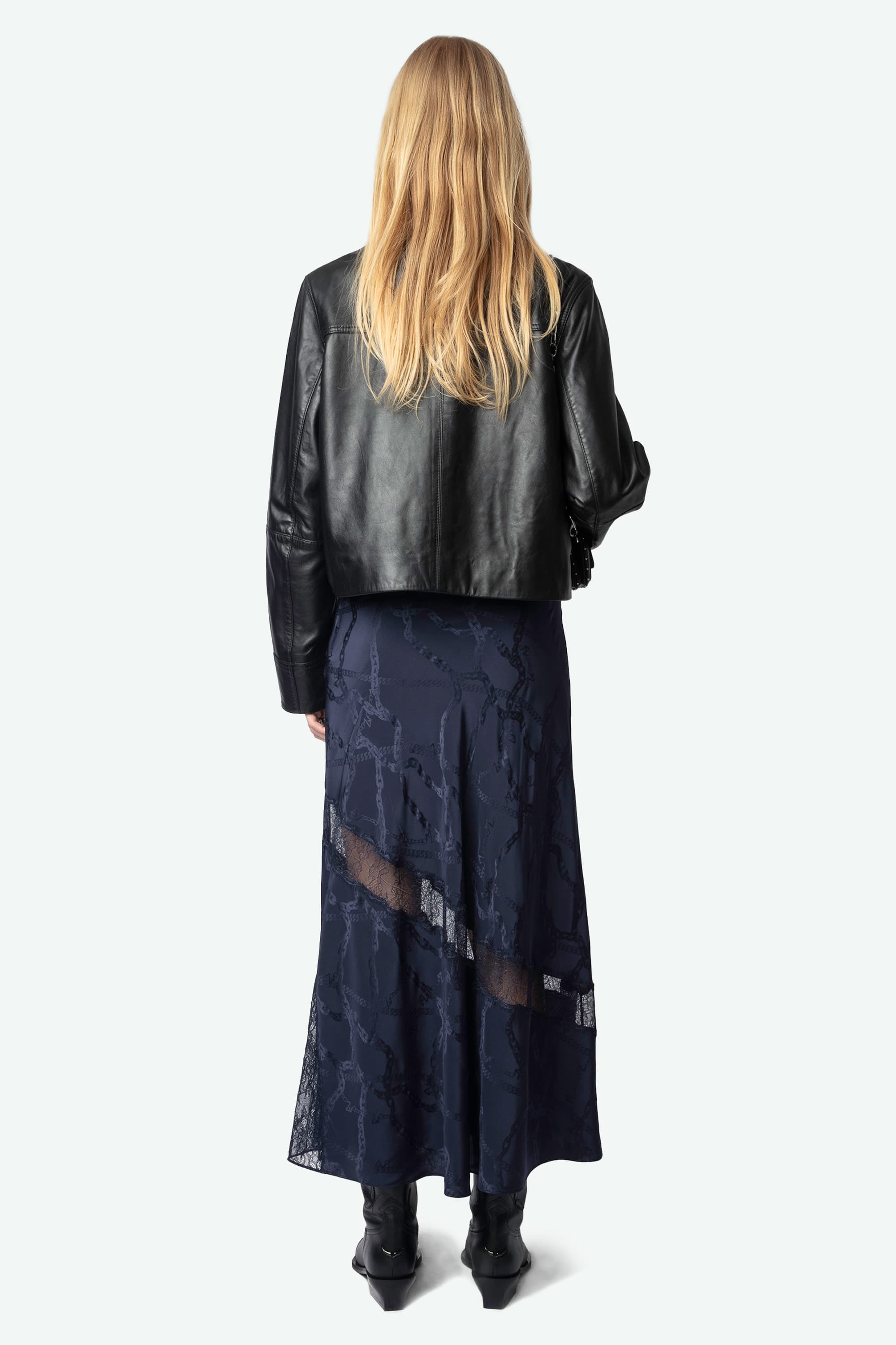 Jaylal Chain Silk Skirt