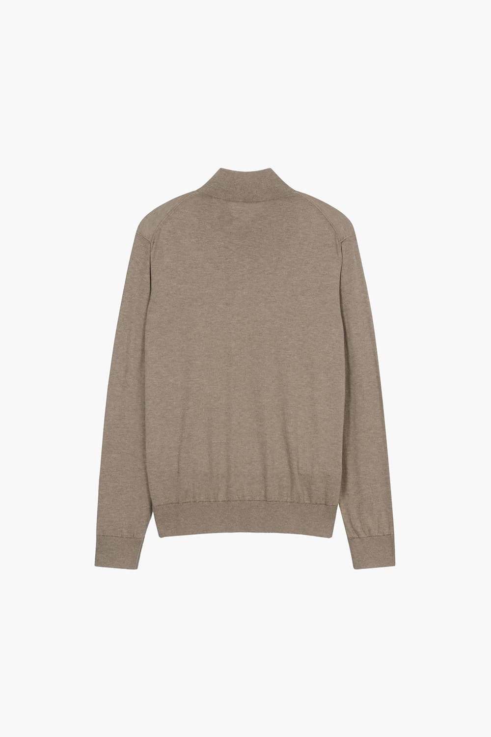 캐시믹스 하프집업 니트 라이트 브라운 QE5SMHTKN104Q80