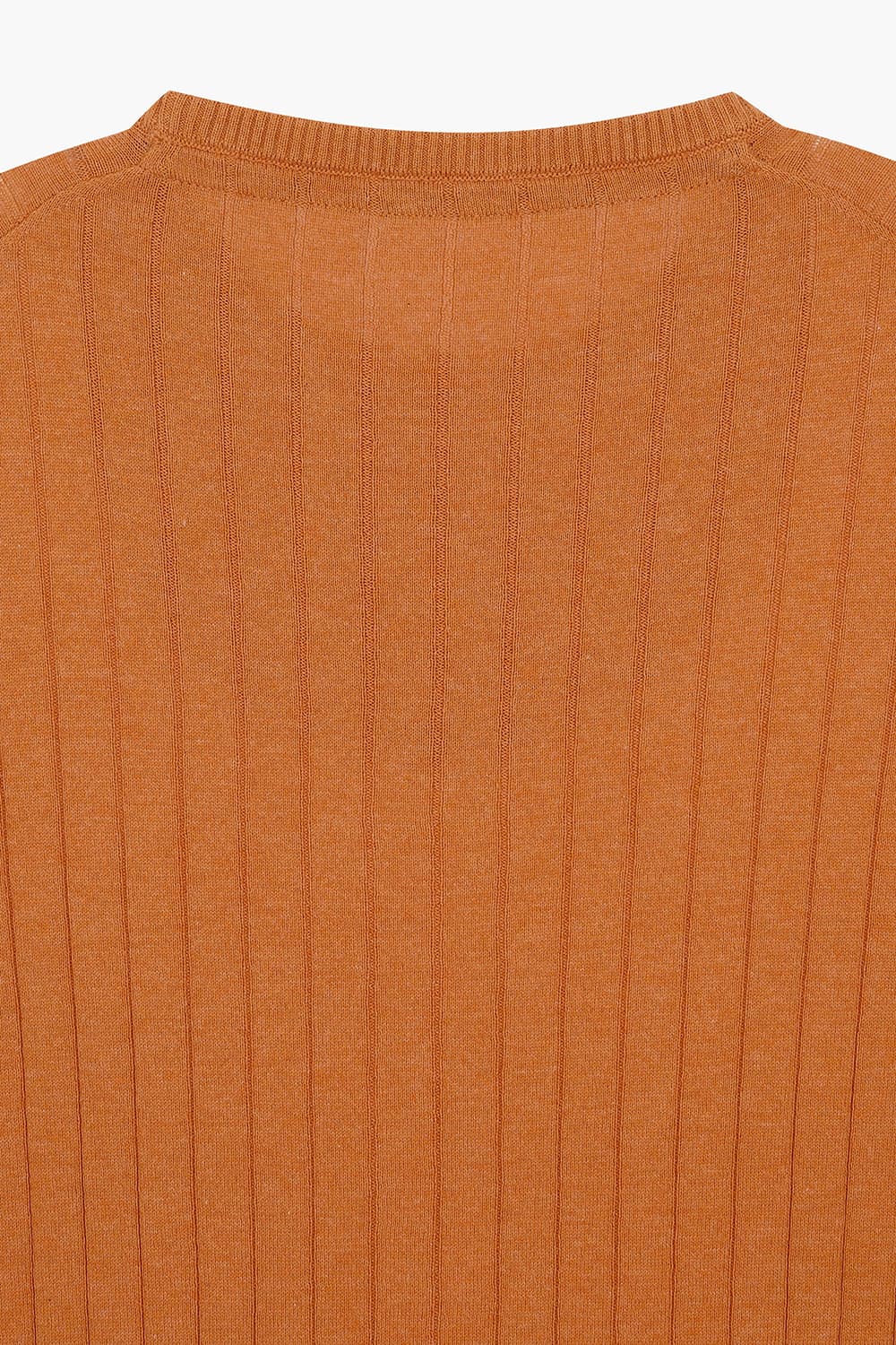 코튼 리브 긴팔 니트 오렌지 RE5SMBAKN103R40