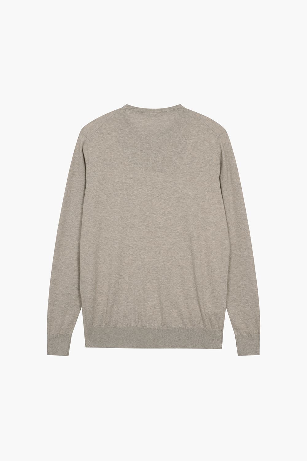 코튼 라운드 긴팔 니트 라이트 브라운 RE5SMBAKN102R80