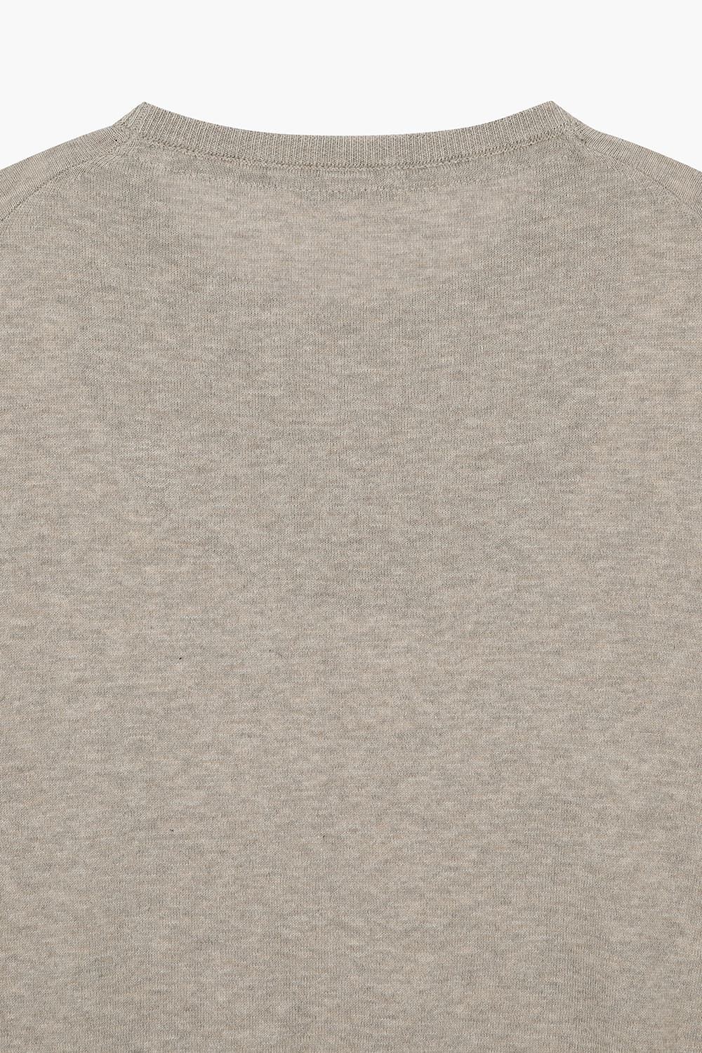 코튼 라운드 긴팔 니트 라이트 브라운 RE5SMBAKN102R80