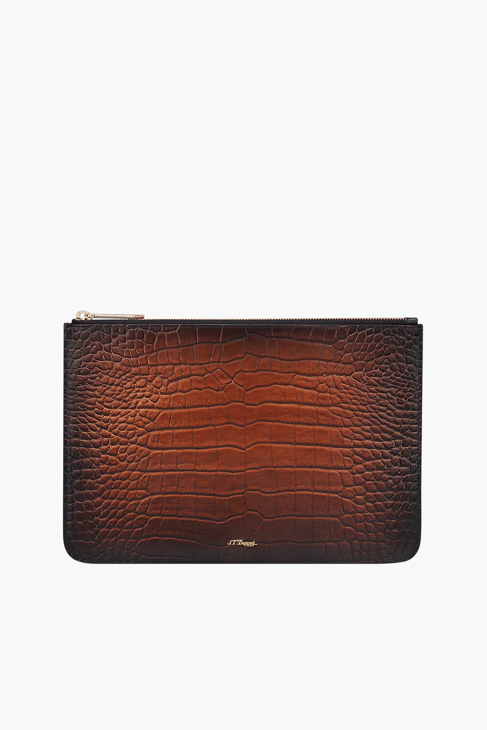 24 르글랑 아뜰리에 크로코패턴 클러치 하바나 CG190475Z