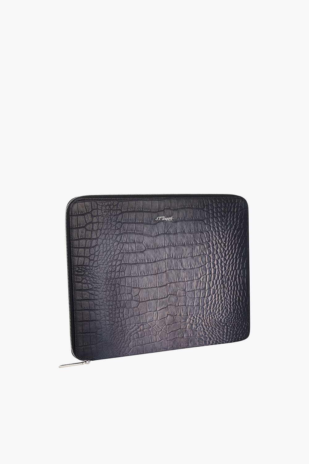 24 르글랑 아뜰리에 크로코패턴 컨퍼런스 패드 클러치 블랙 CG190574Z