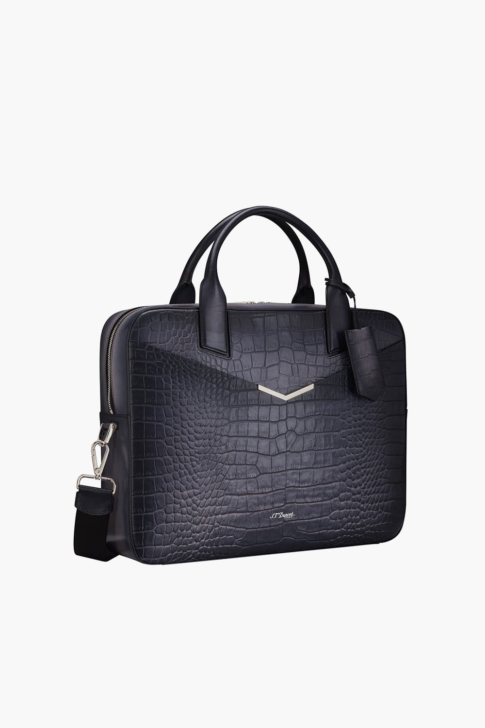 24 르글랑 아뜰리에 크로코패턴 도큐먼트 홀더 블랙 CG191575Z