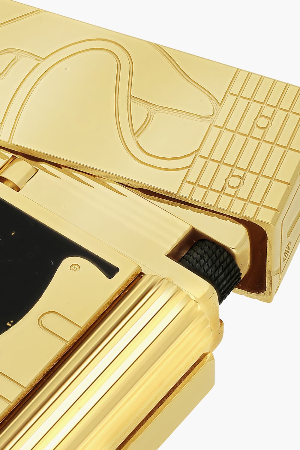 25 펜더 라인2 라이터 블랙/옐로골드 + 네크리스 CQ16025CL