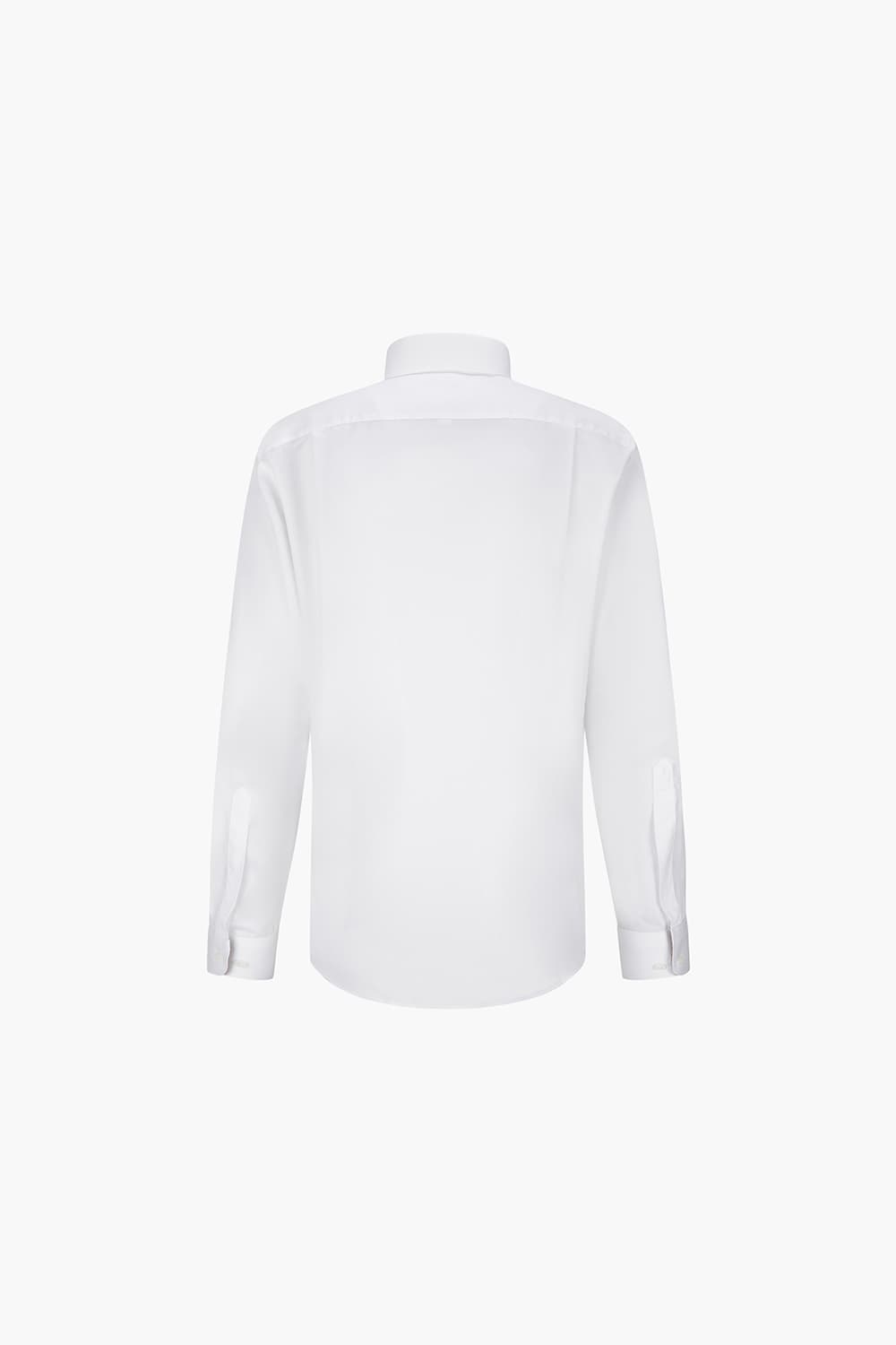 사틴 배색 162 비즈니스 셔츠 화이트 SE4FM11LS162SWH