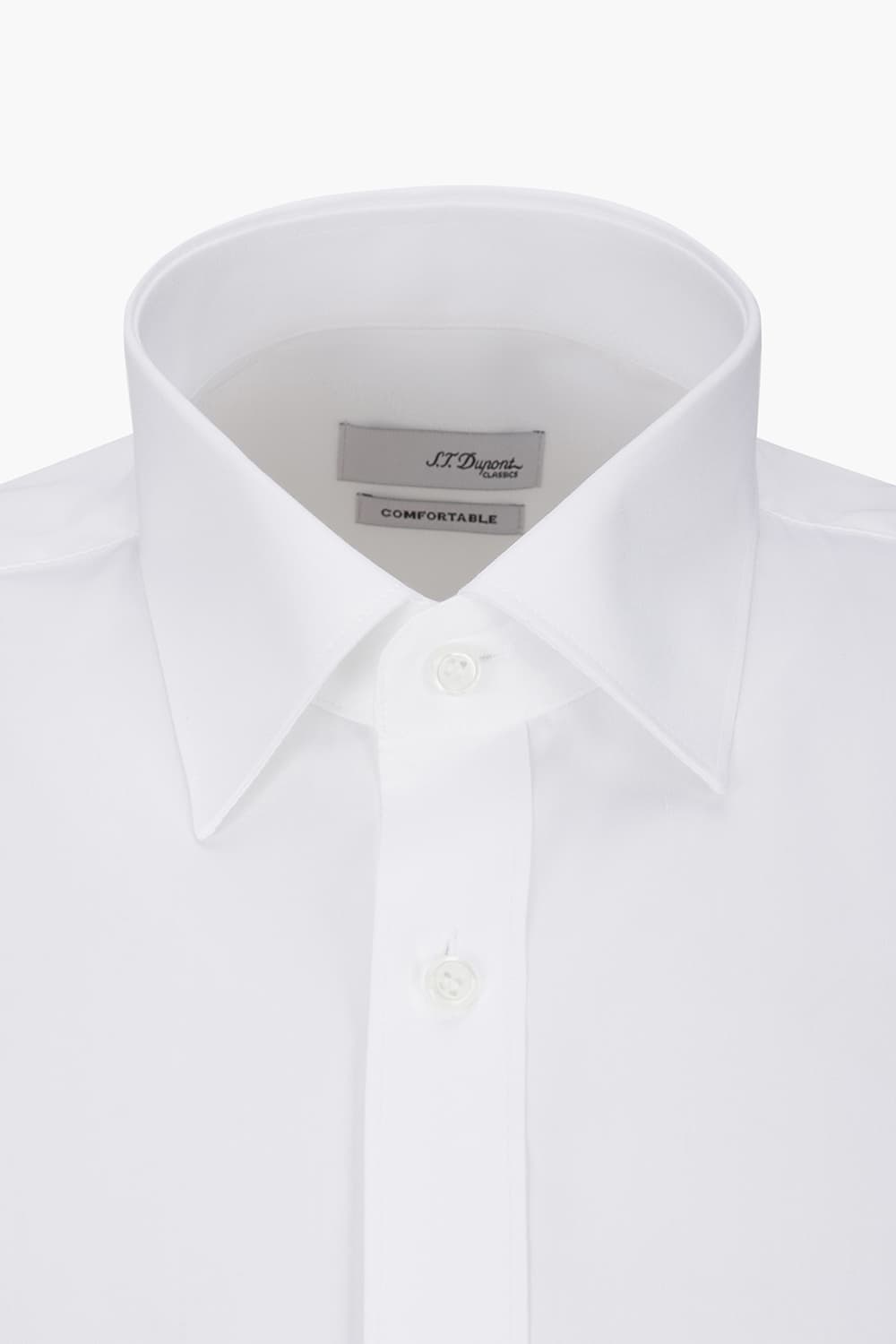 사틴 솔리드 751 컴포터블 셔츠 화이트 SE4FM22LS751SWH