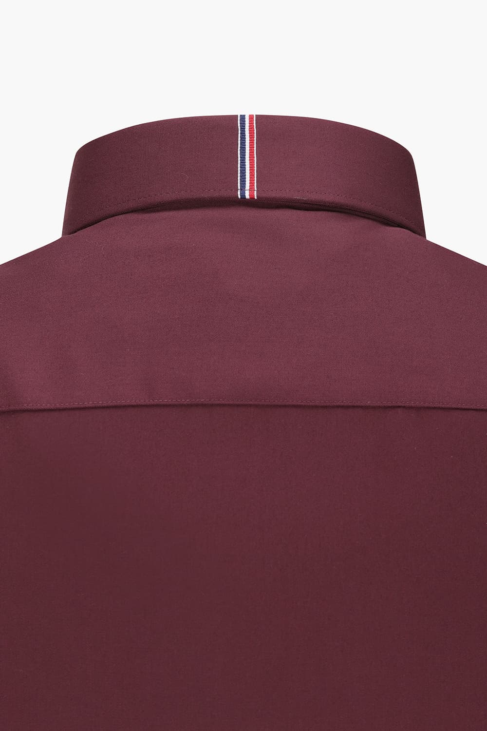 커프스 카라 트리콜로르 376 컴포터블 셔츠 와인 SE4FM21LS376SWN