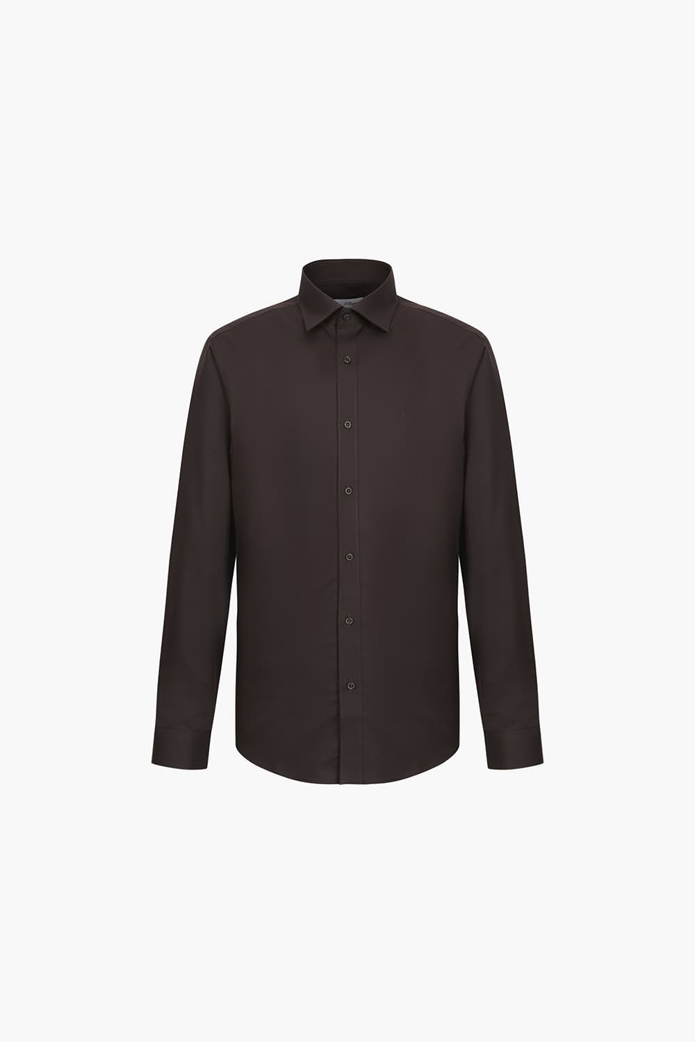 히든 트리콜로르 952 컴포터블 셔츠 브라운 SE5FM22LS952SBW