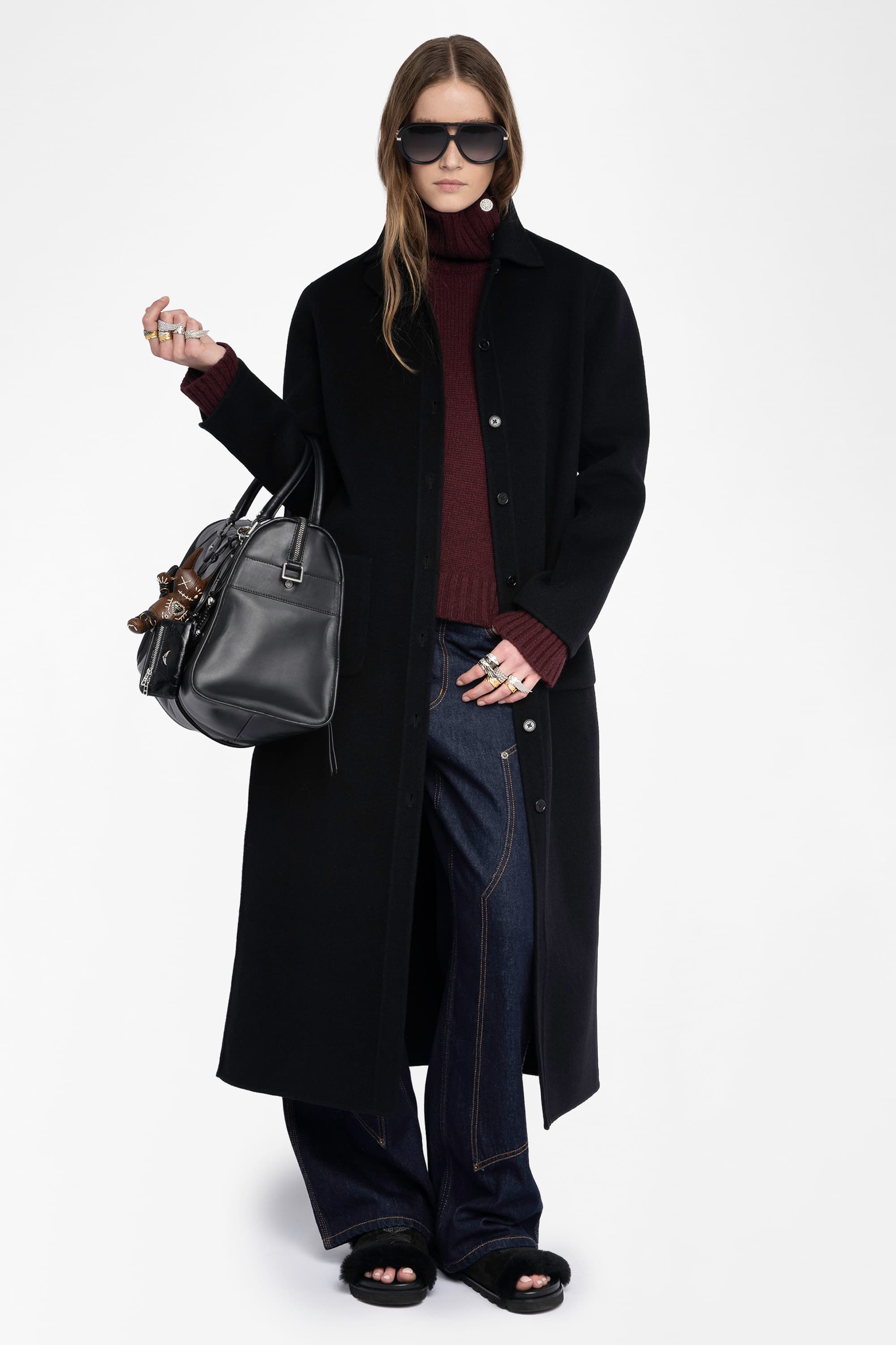 Micro Wool Coat