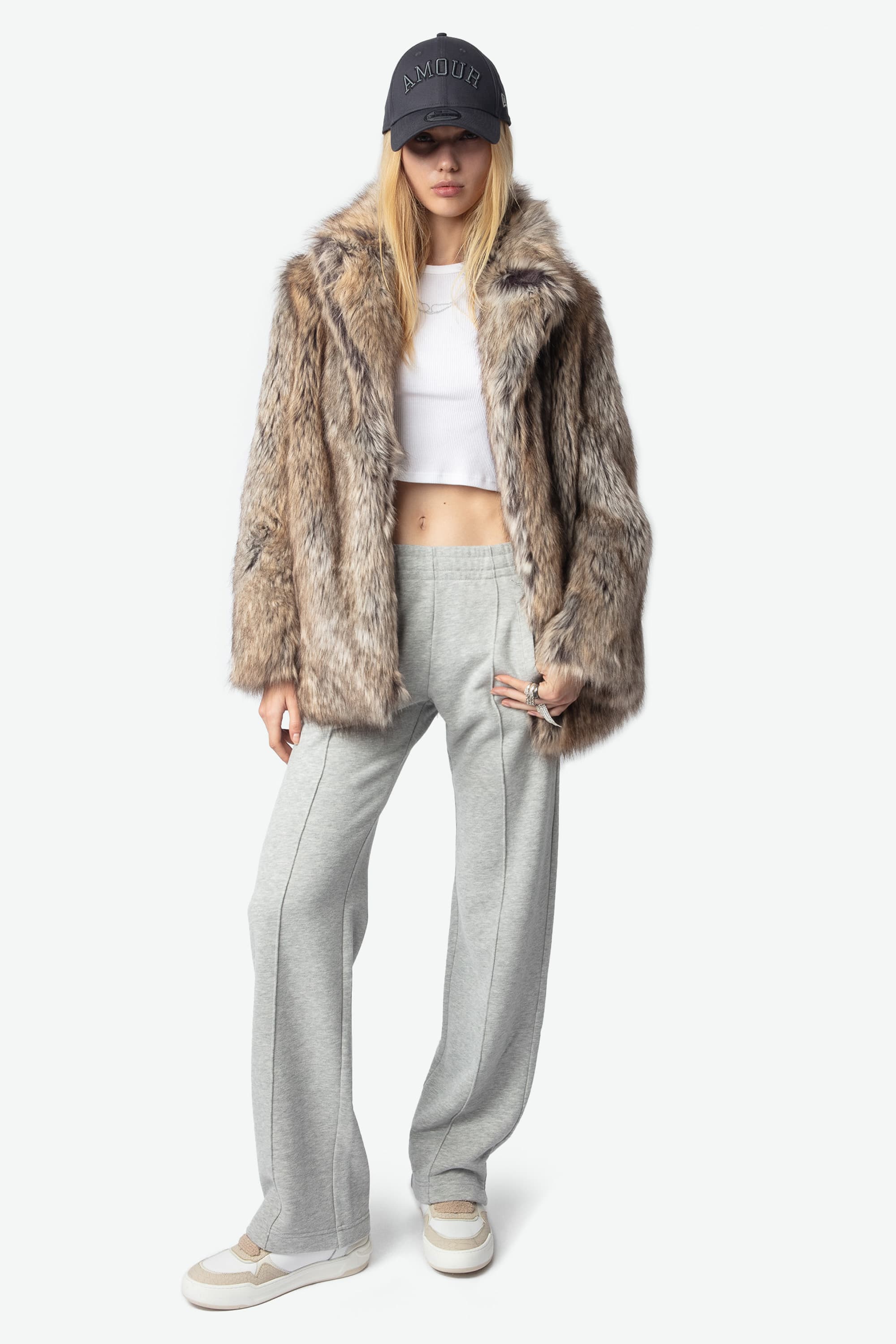 Faune Faux Fur Coat