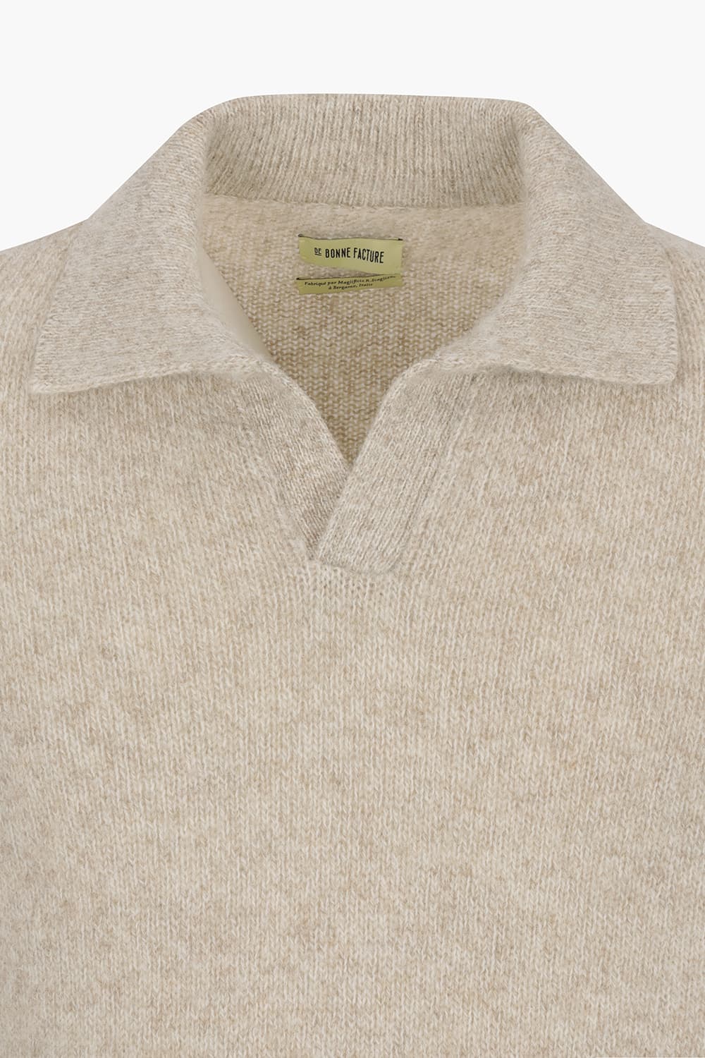 Cozy Polo Wool Knit QE5FMDBKN101Q15