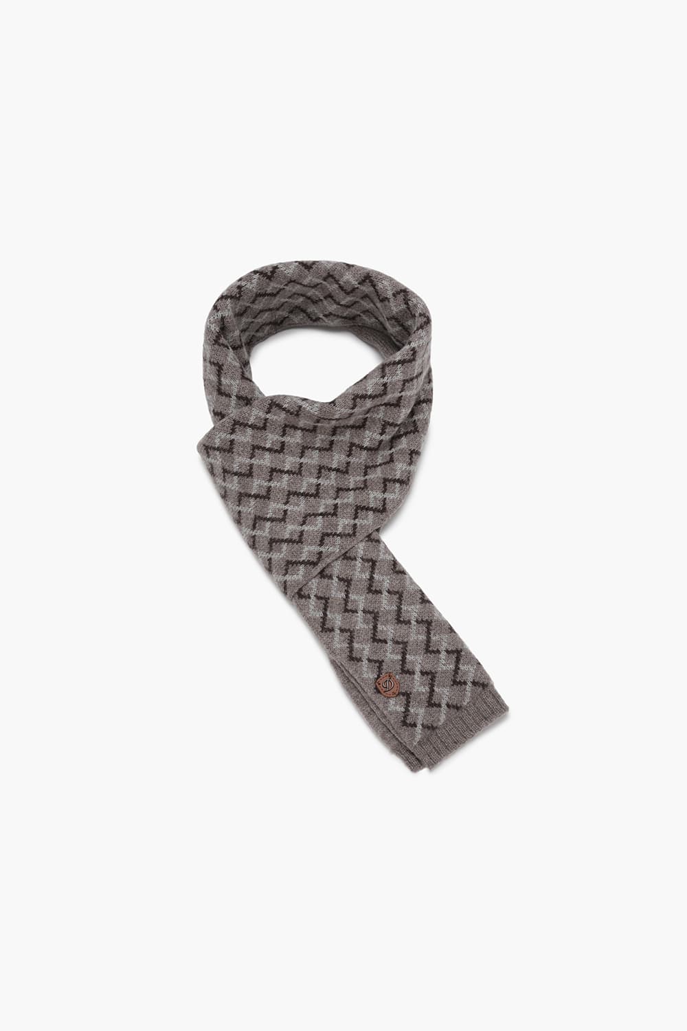 투톤 패턴 443 캐시미어 쁘띠머플러 베이지 TE4FM64EM443TBE