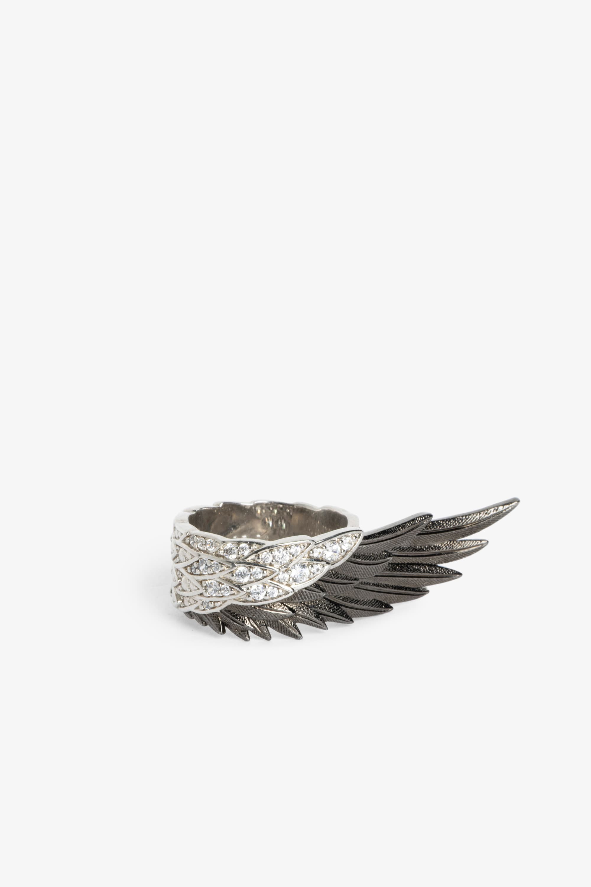 Rock Feather Spread Ring