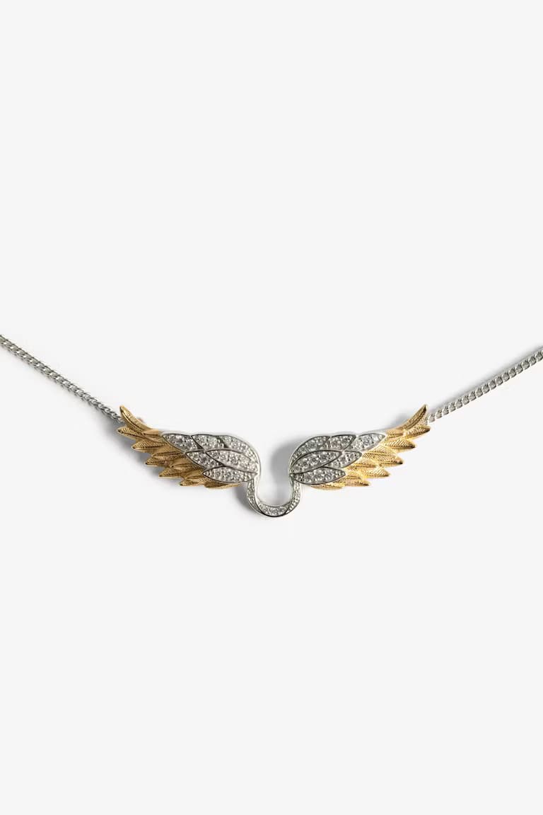 Rock Feather Necklace