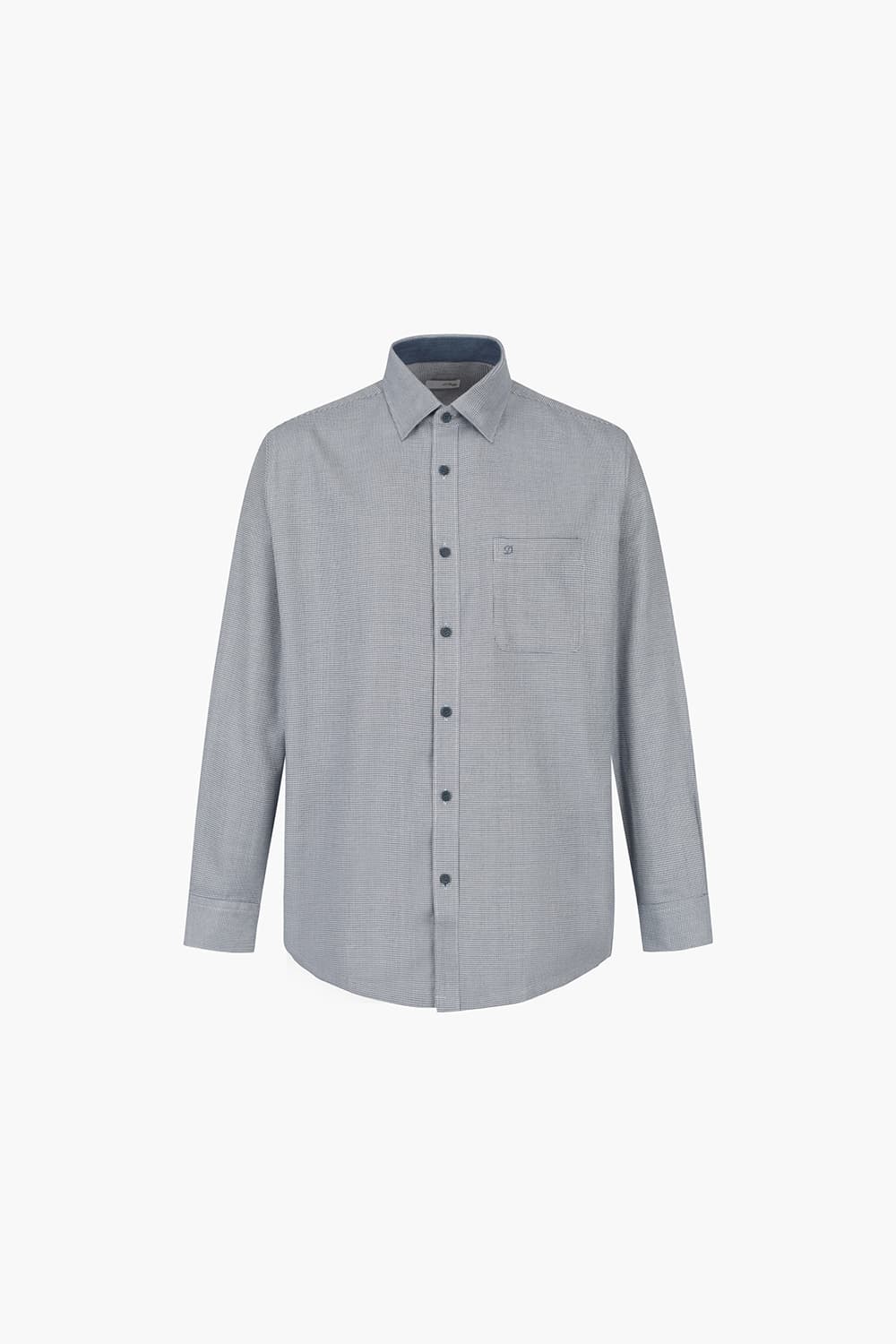 도비 기모 배색 731 비즈니스 셔츠 블루 SE4FM12LS731SBU