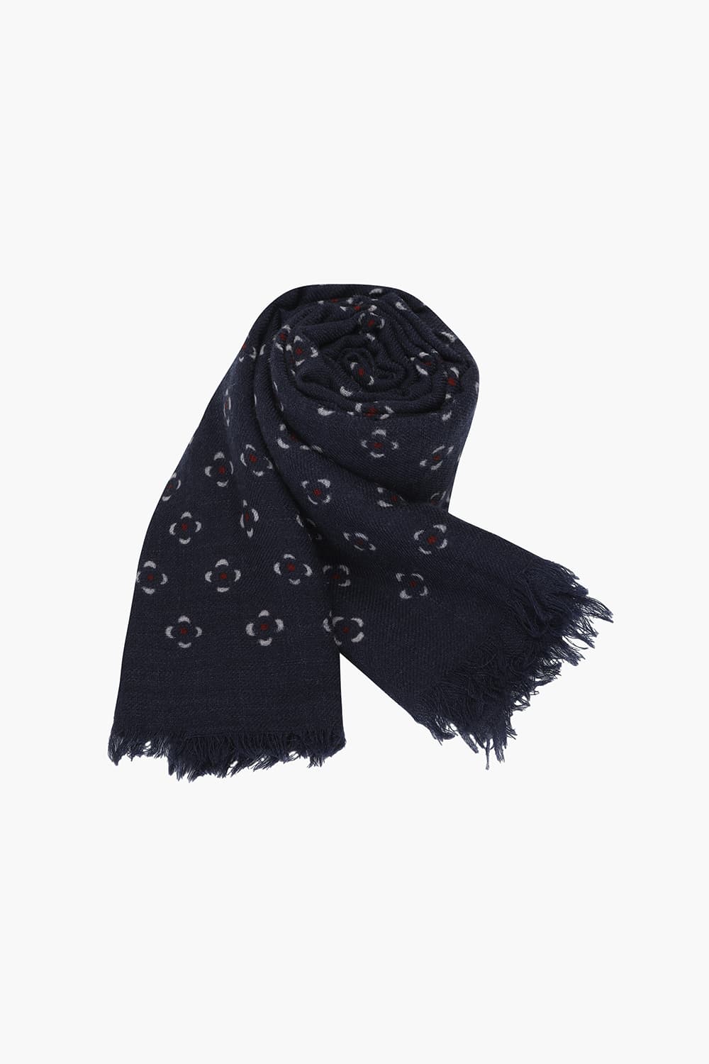 Indigo Wool Scarf QE5FMHTSC201Q66