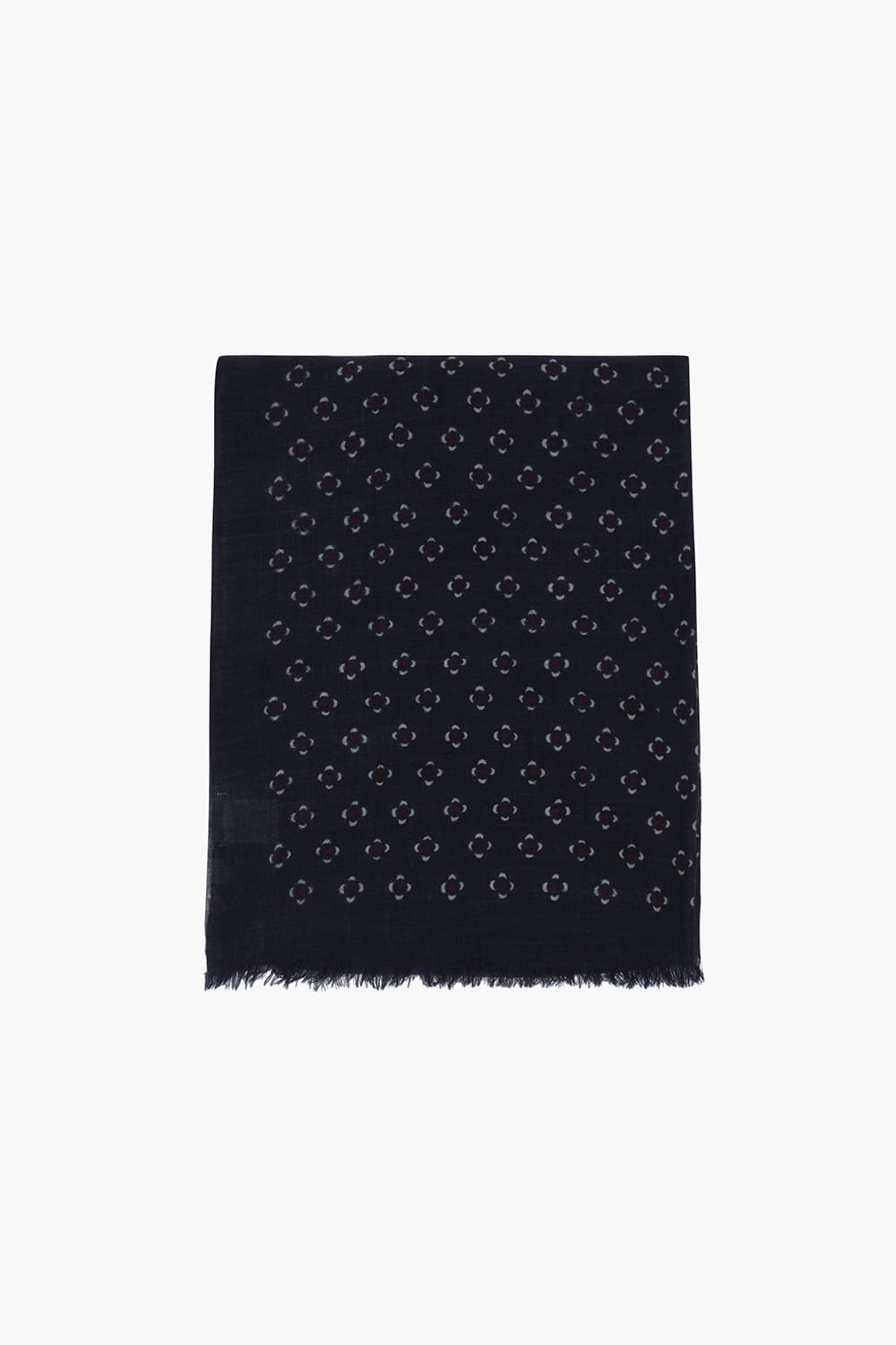 Indigo Wool Scarf QE5FMHTSC201Q66