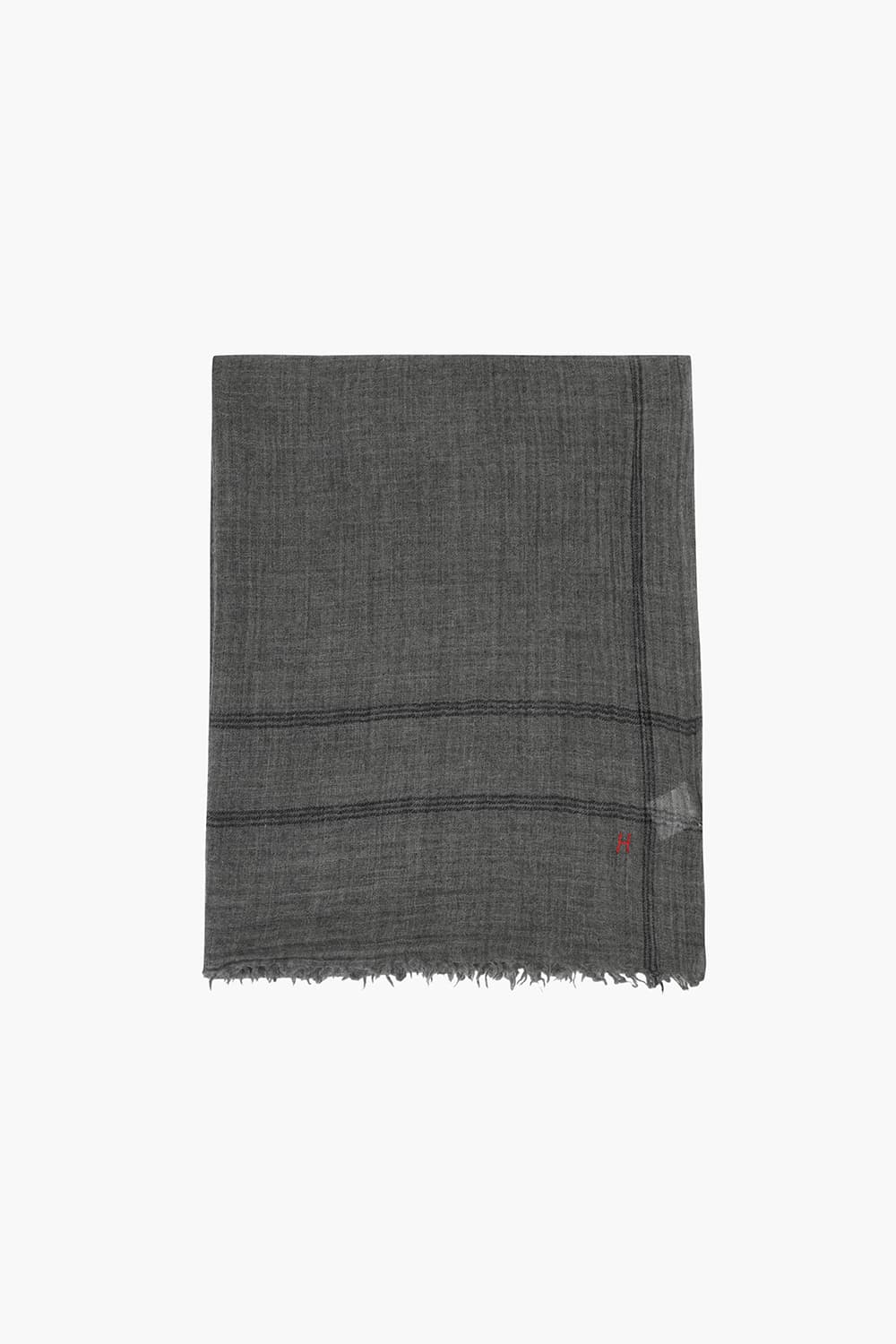 H Logo Check Wool Scarf QE5FMHTSC203Q90