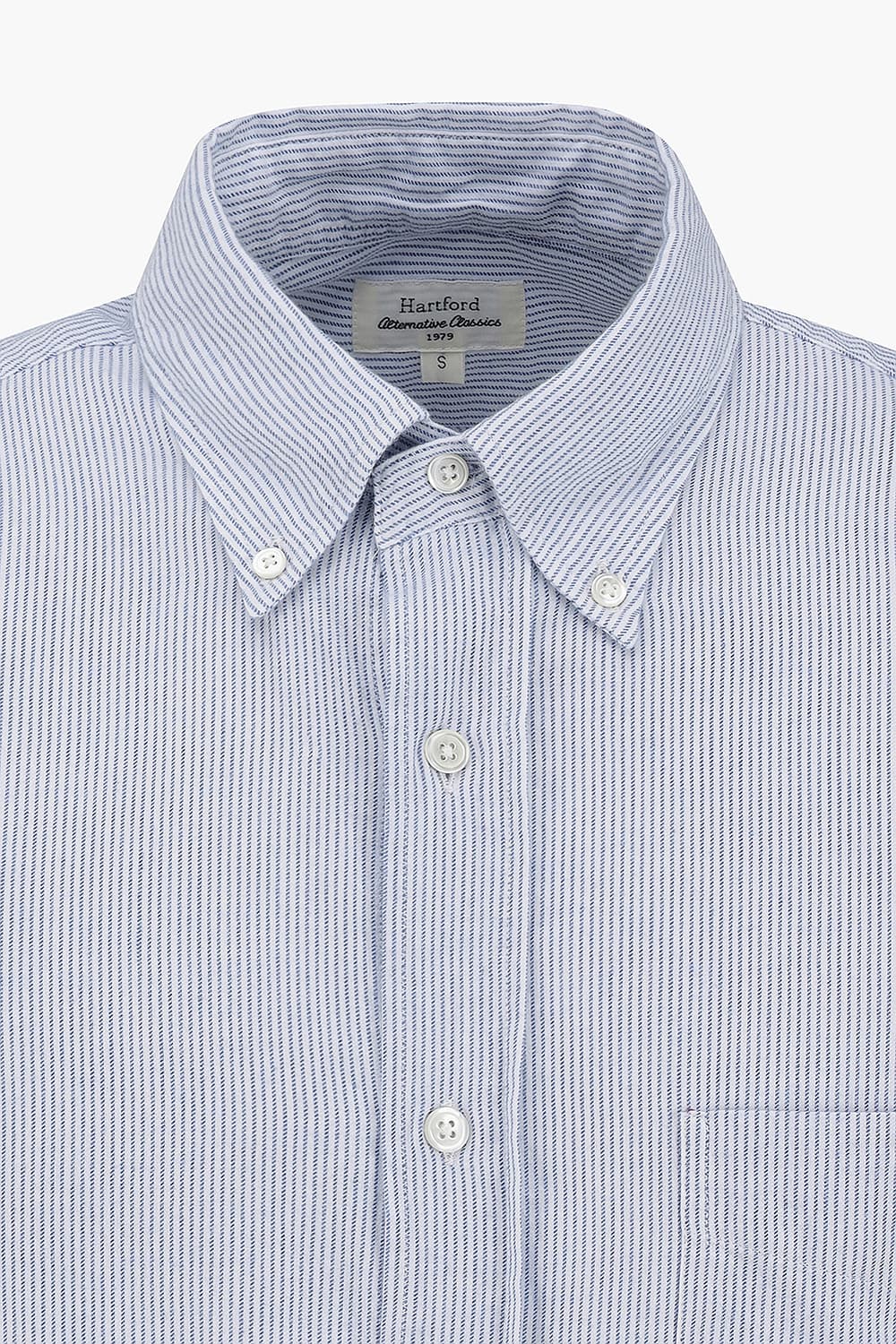 Pitt Stripe Cotton Shirt QE5FMHTSH102Q60