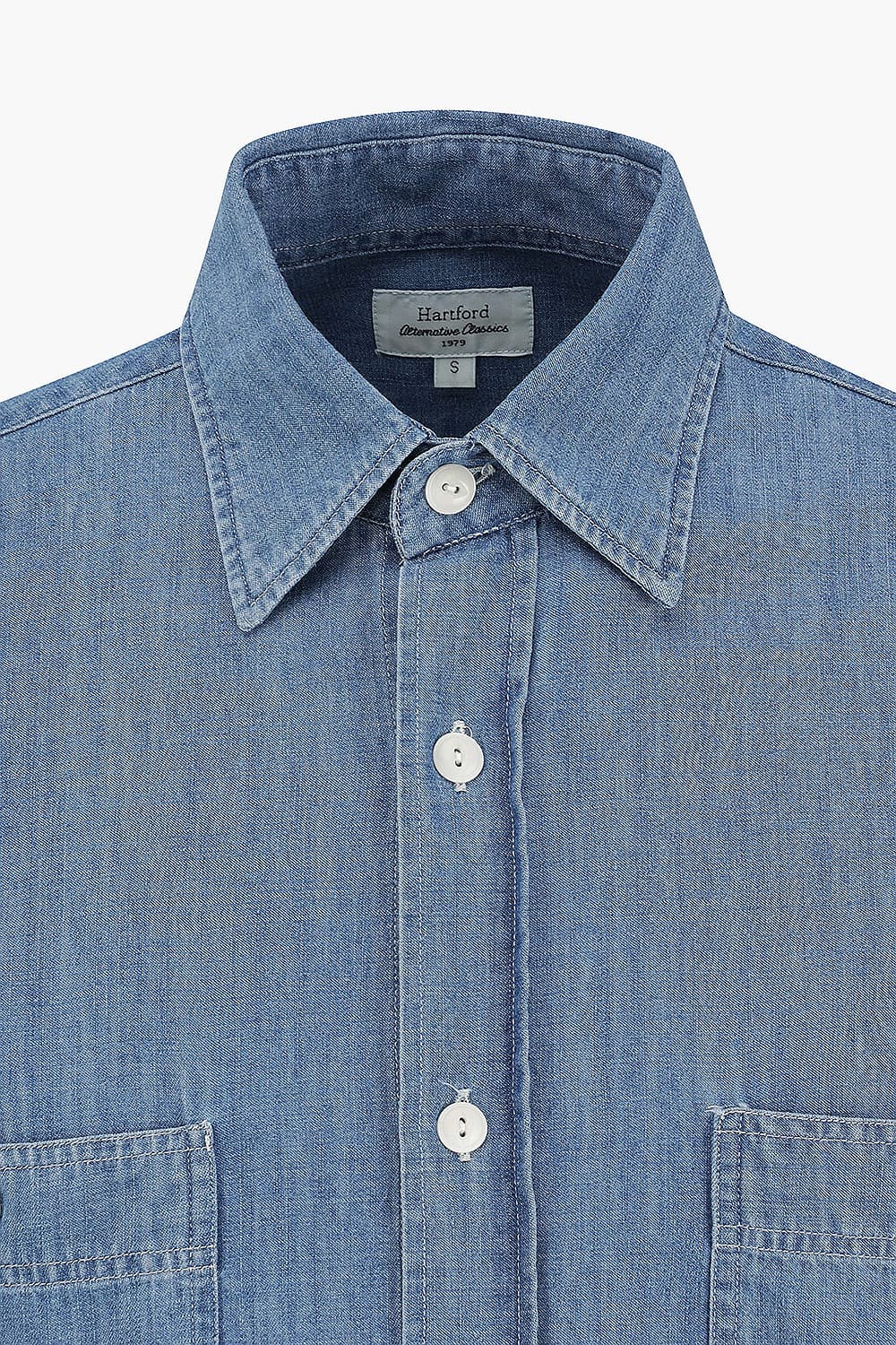 Denim Button Shirt QE5FMHTSH104Q66