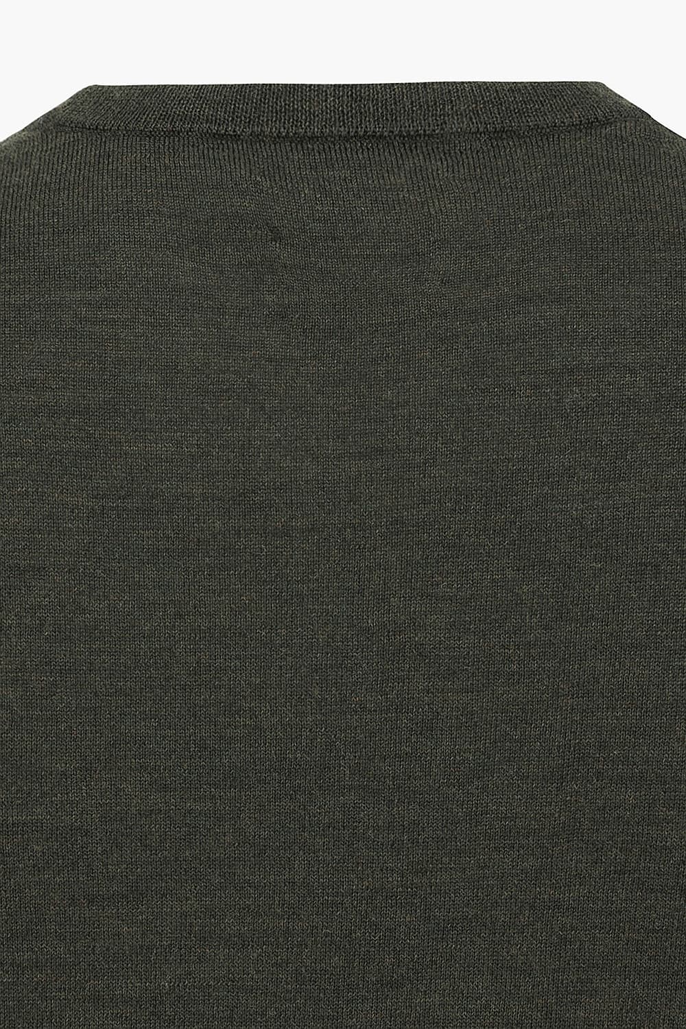 Basic Crew Neck Wool Knit QE5FMHTKN101Q79