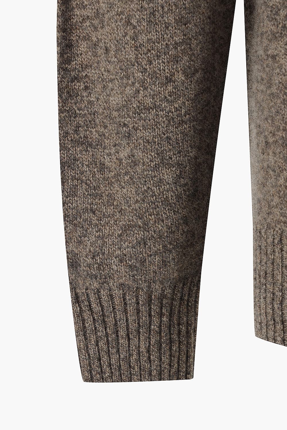 Seamless Crew Neck Wool Knit QE5FMHTKN102Q85