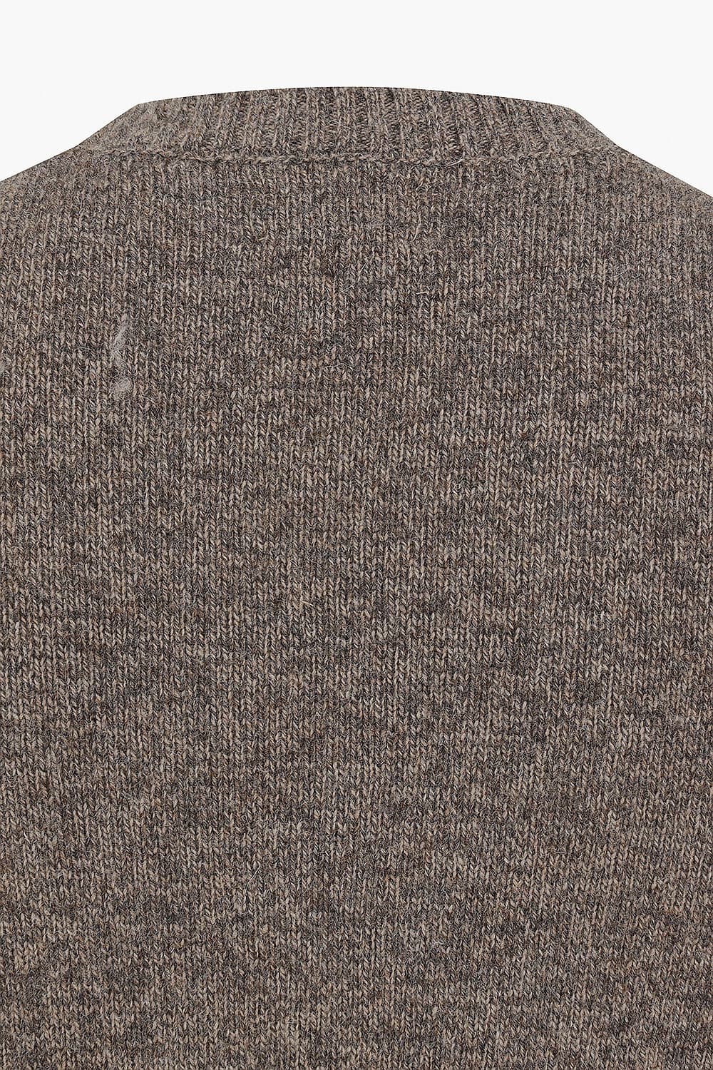 Seamless Crew Neck Wool Knit QE5FMHTKN102Q85