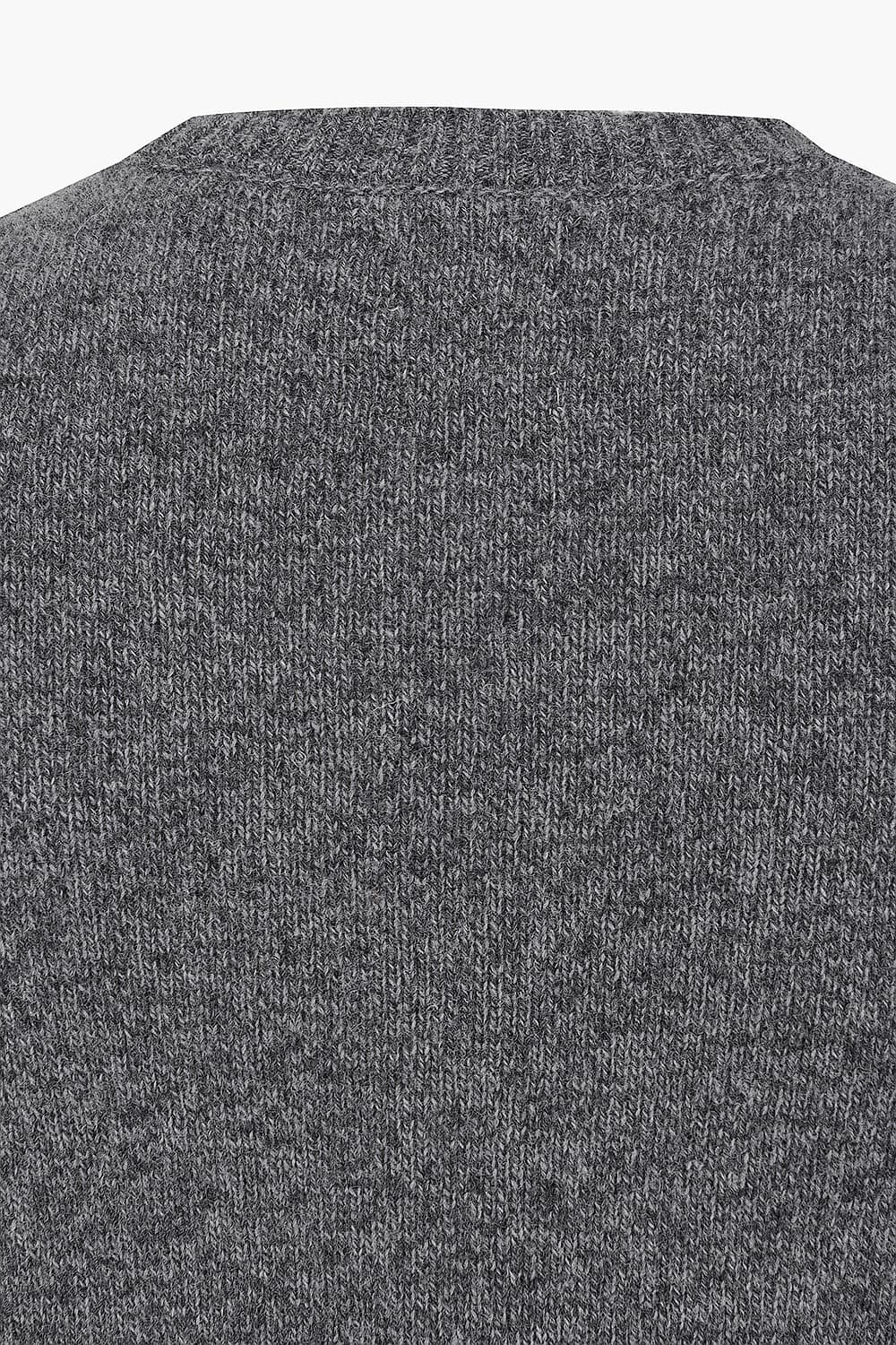 Seamless Crew Neck Wool Knit QE5FMHTKN102Q95