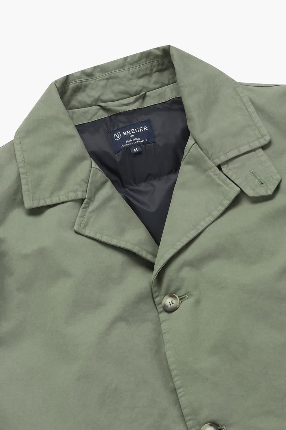 가먼트다잉 다운 트렌치 카키 RE2FMBAOT103R75