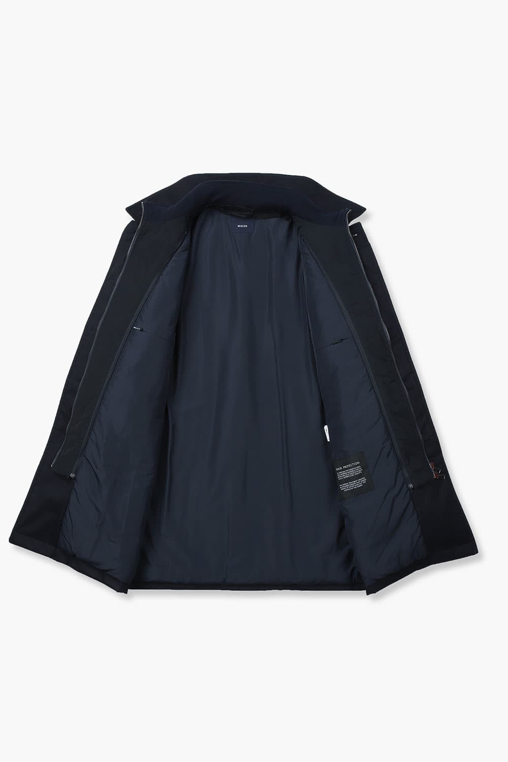 울 라이트 패딩 트렌치 네이비 RE2FMBAOT807R66