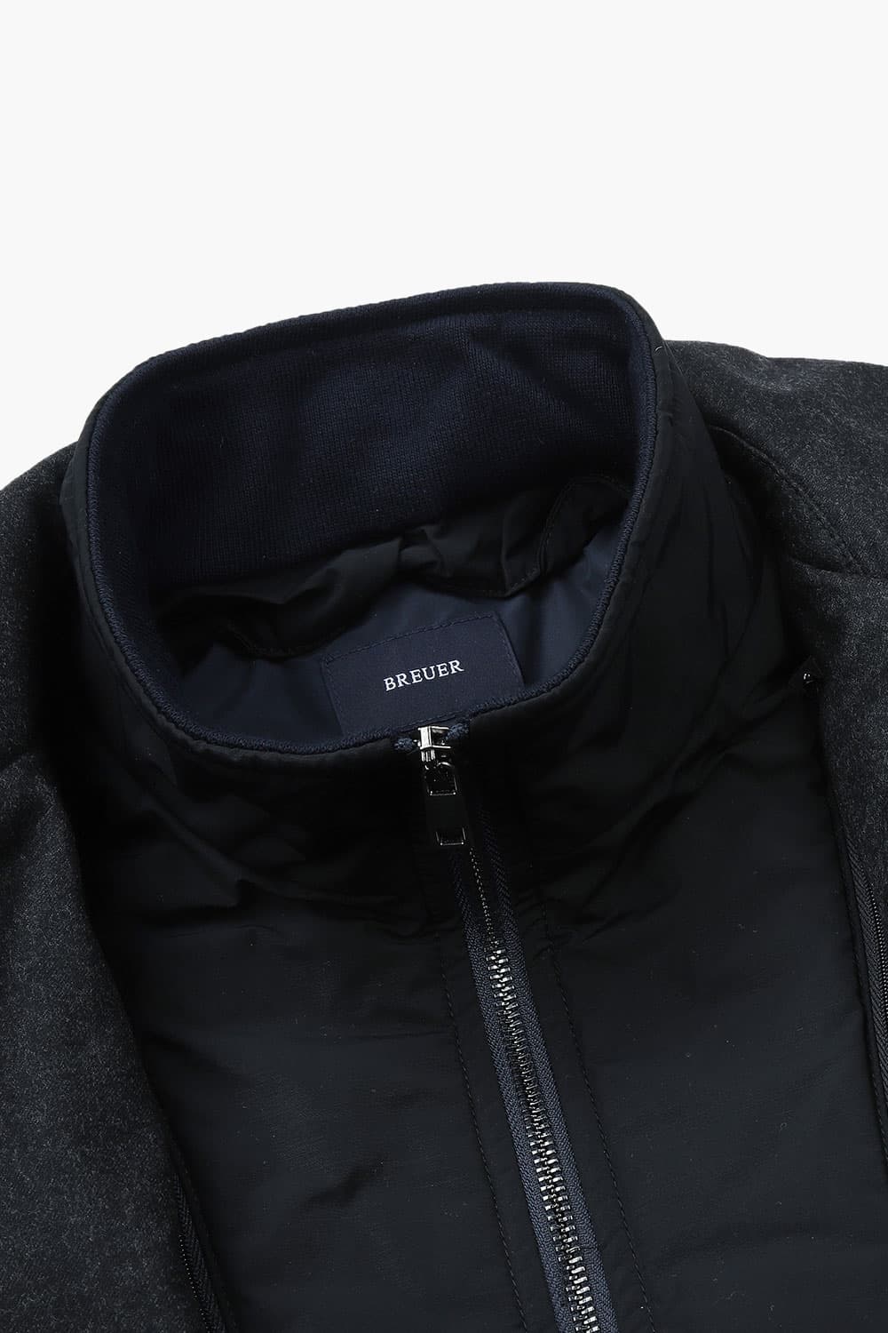 울 라이트 패딩 트렌치 그레이 RE2FMBAOT807R98