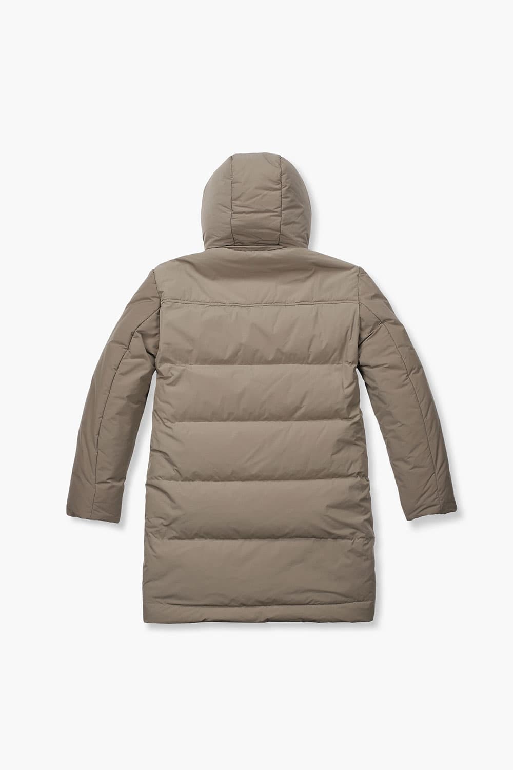 롱 후드 구스점퍼 라이트 브라운 RE2FMBAOT806R82