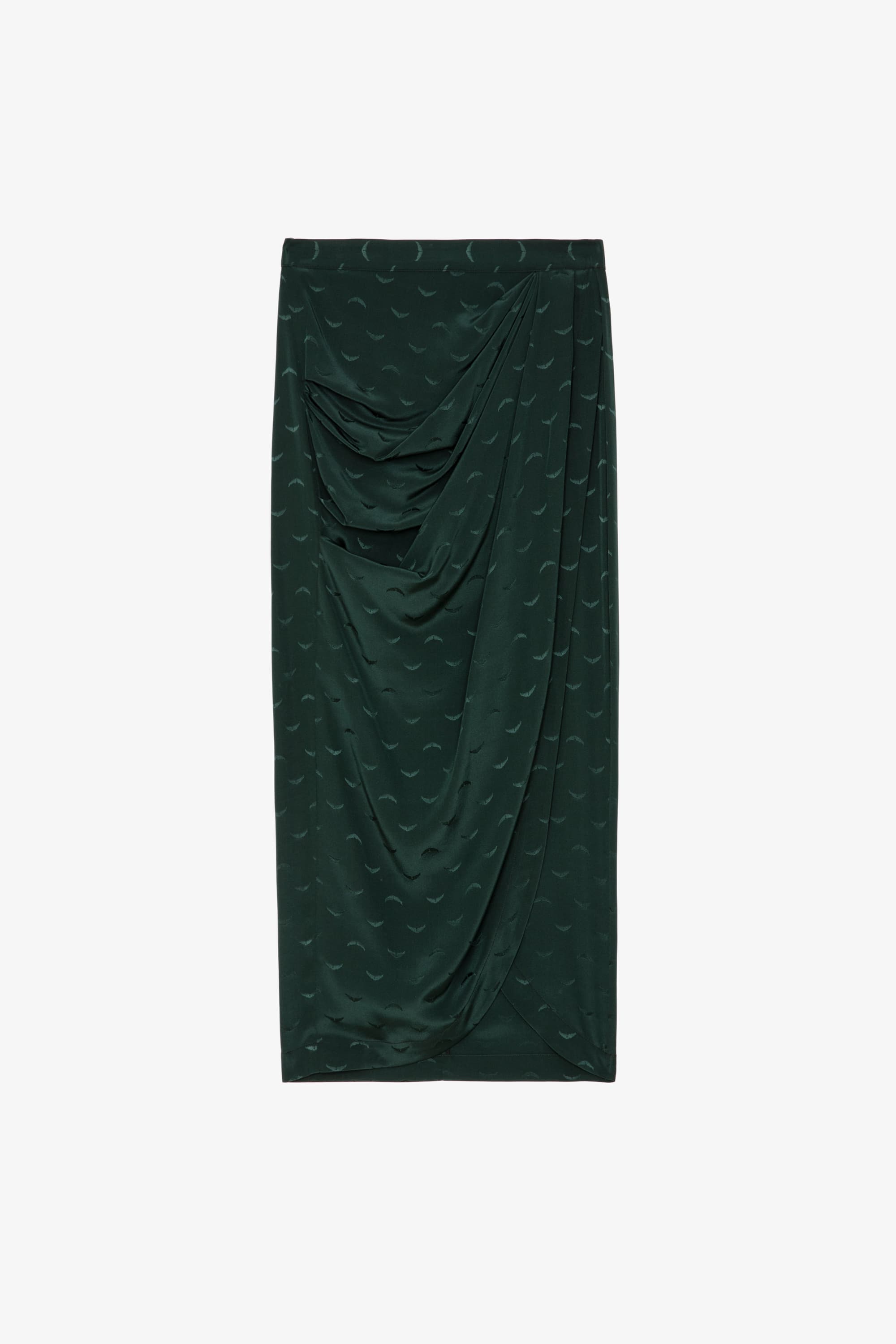 Jamelia Jacquard Wings Silk Skirt