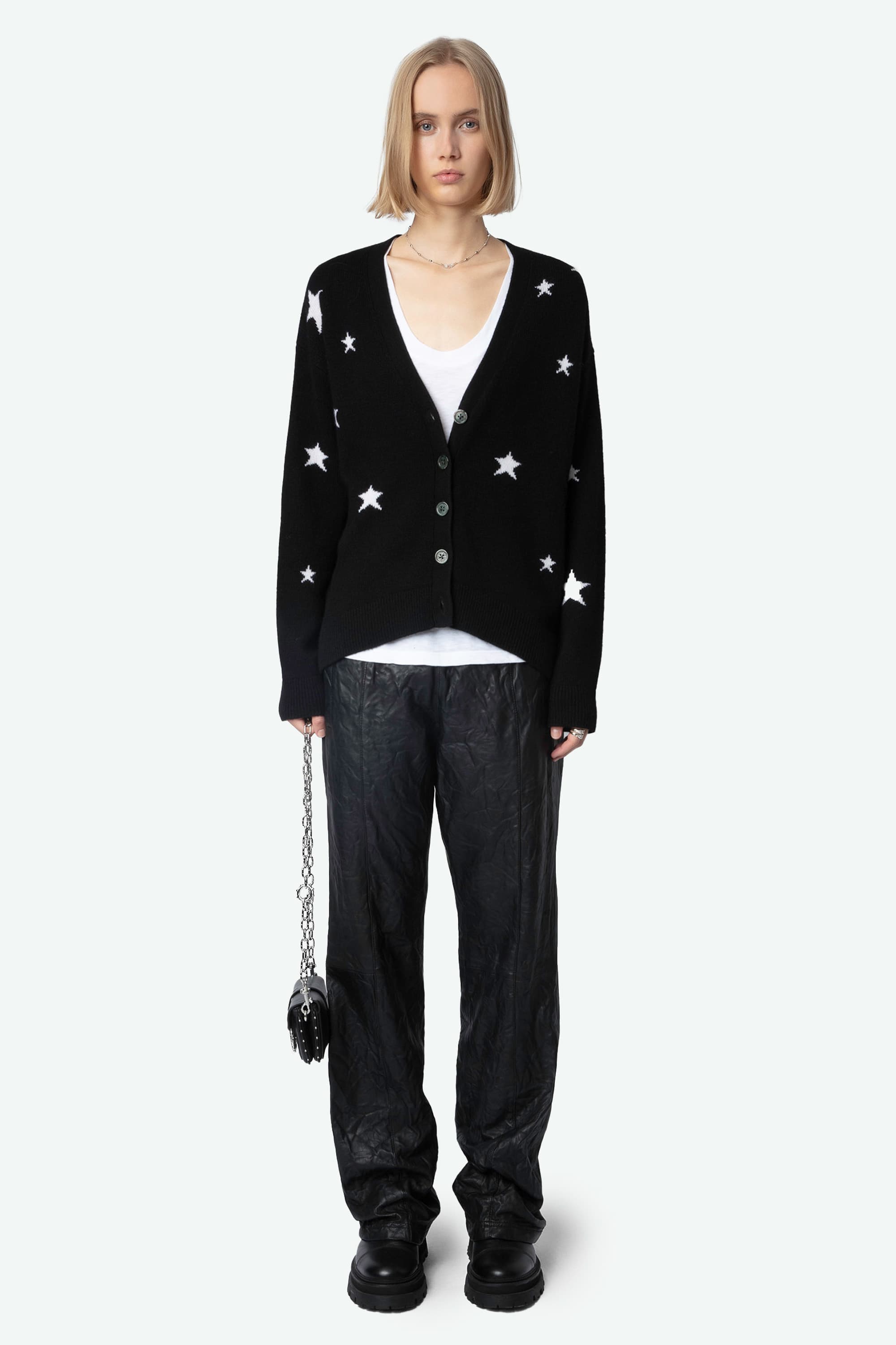 Mirka Stars Cashmere Cardigan
