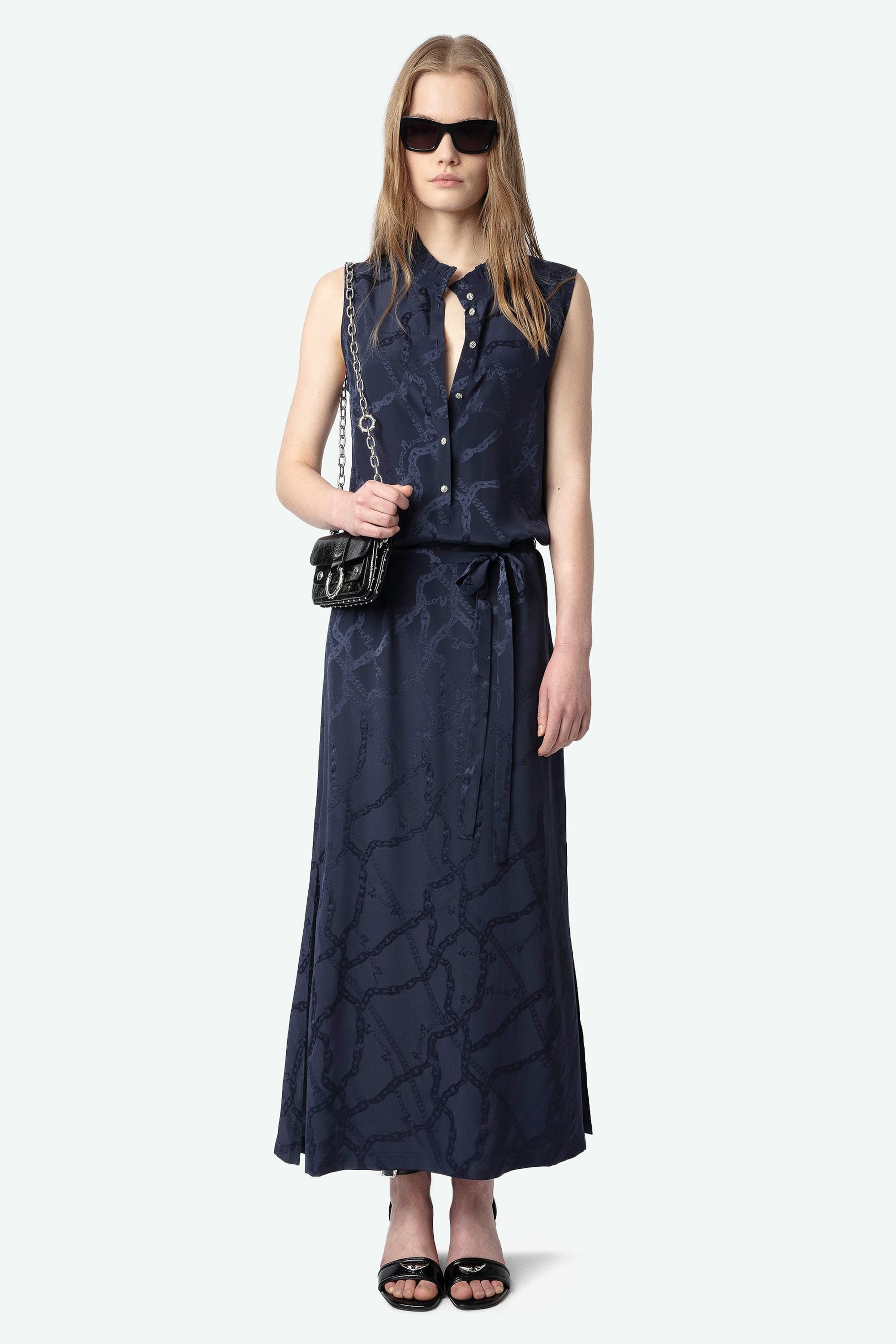 Raosi Chain Silk Dress