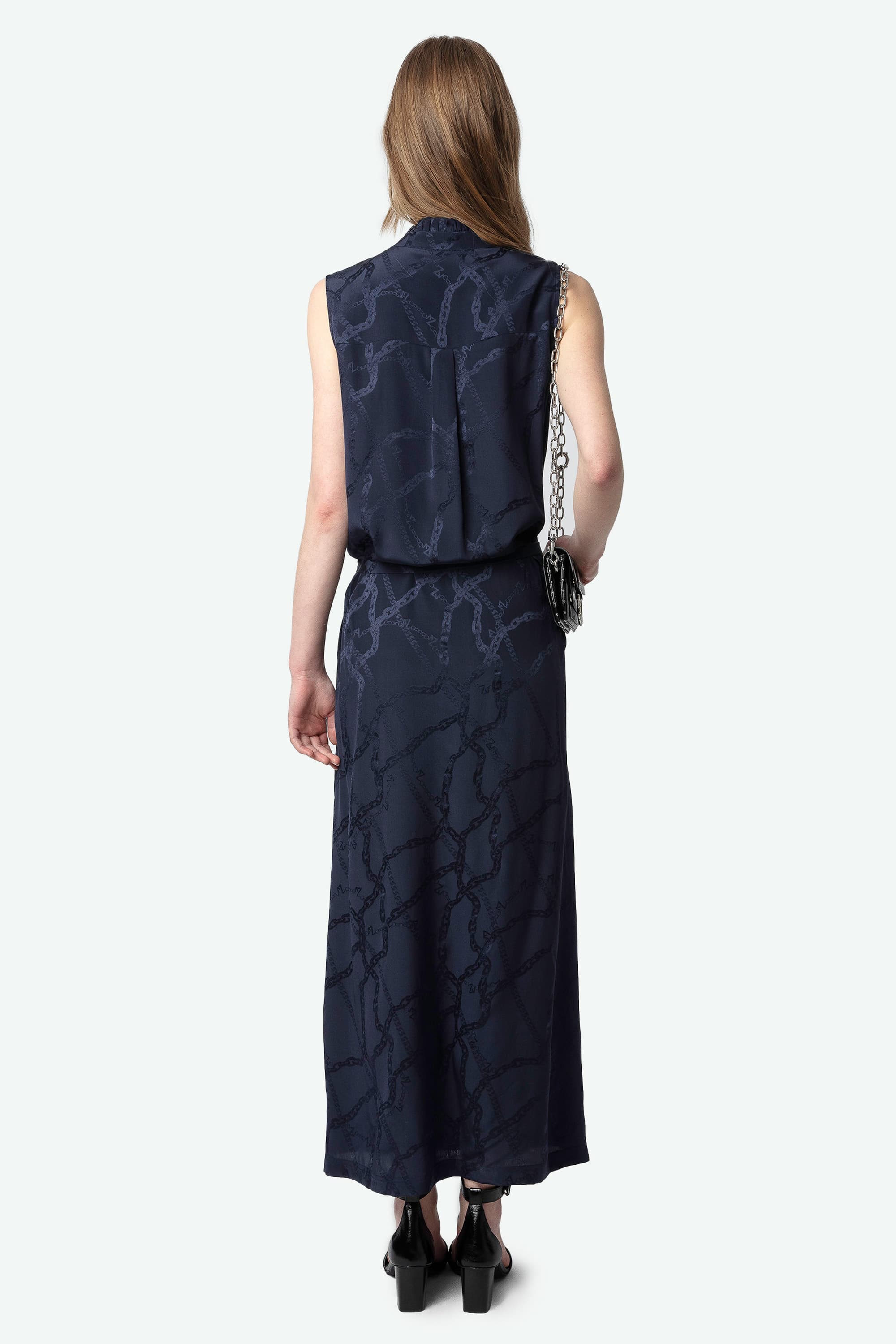 Raosi Chain Silk Dress