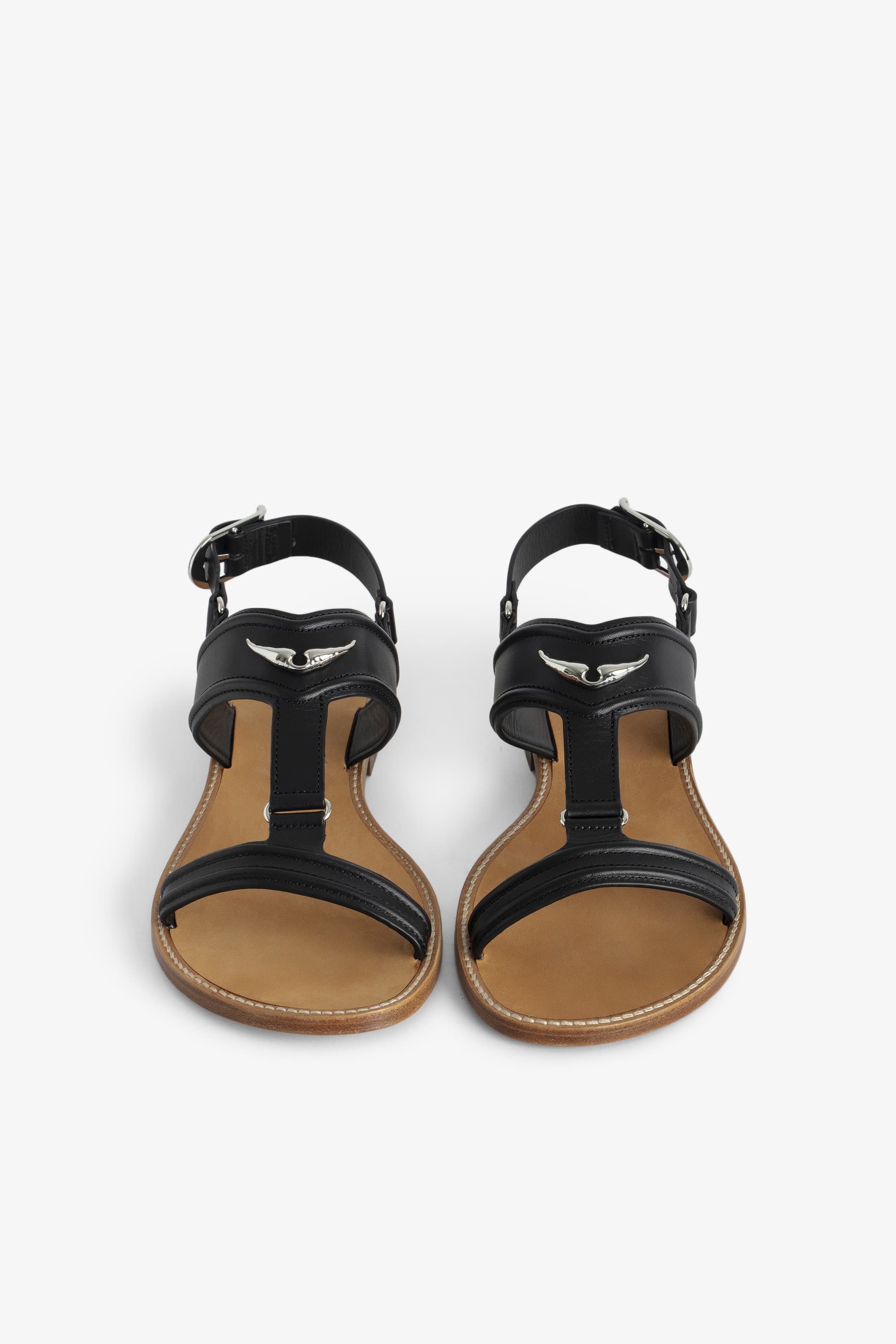 Caprese Wings Leather Sandals