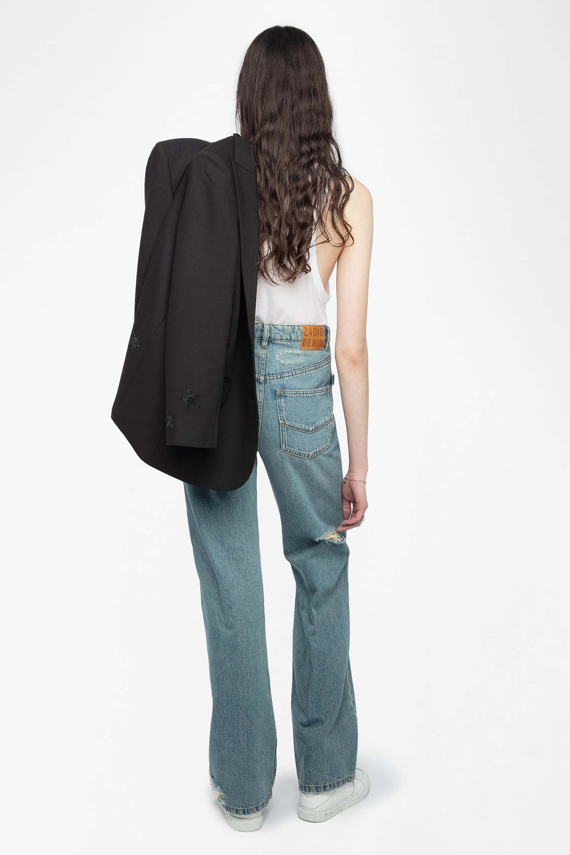 Elio Destroyed Denim Pants