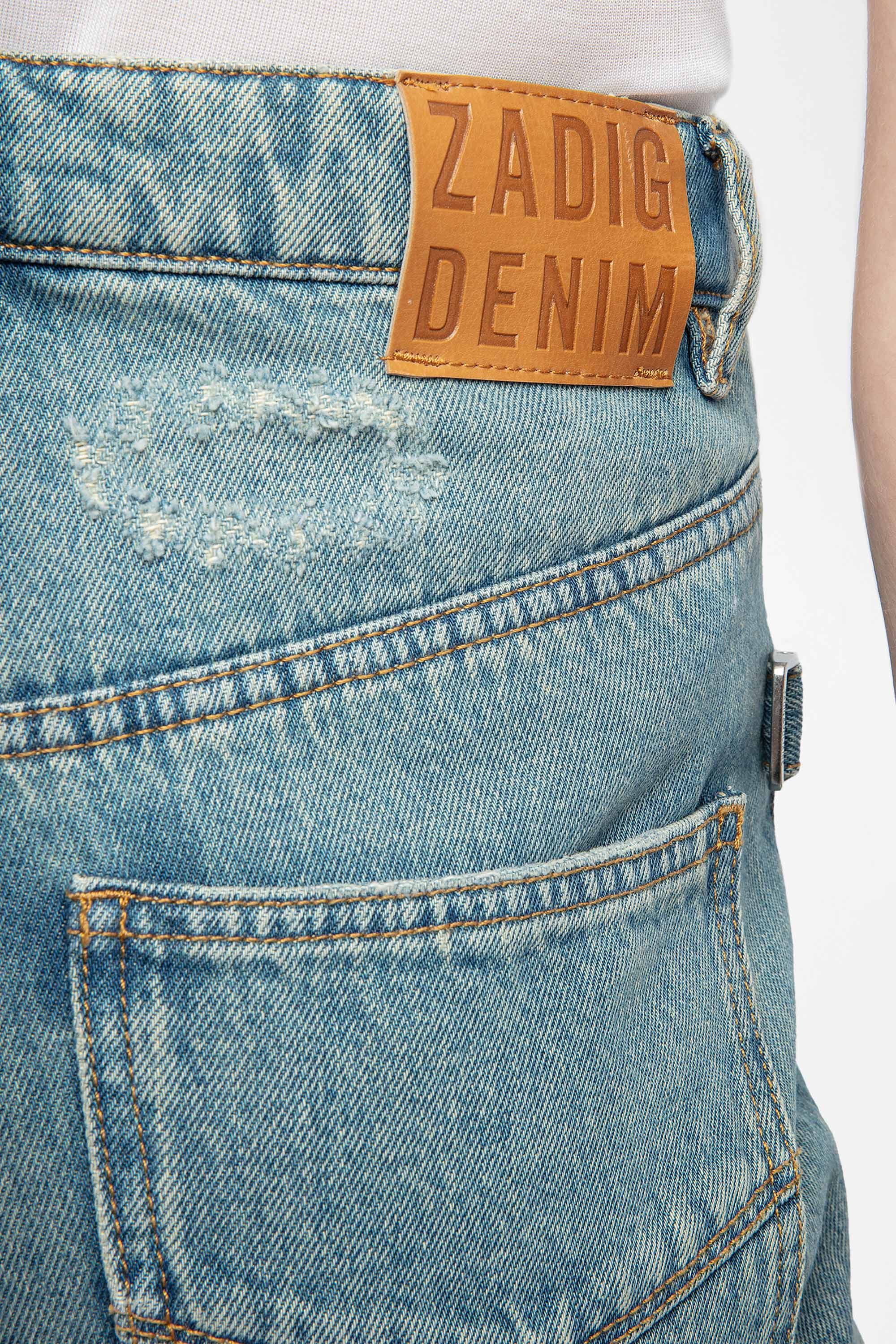 Elio Destroyed Denim Pants