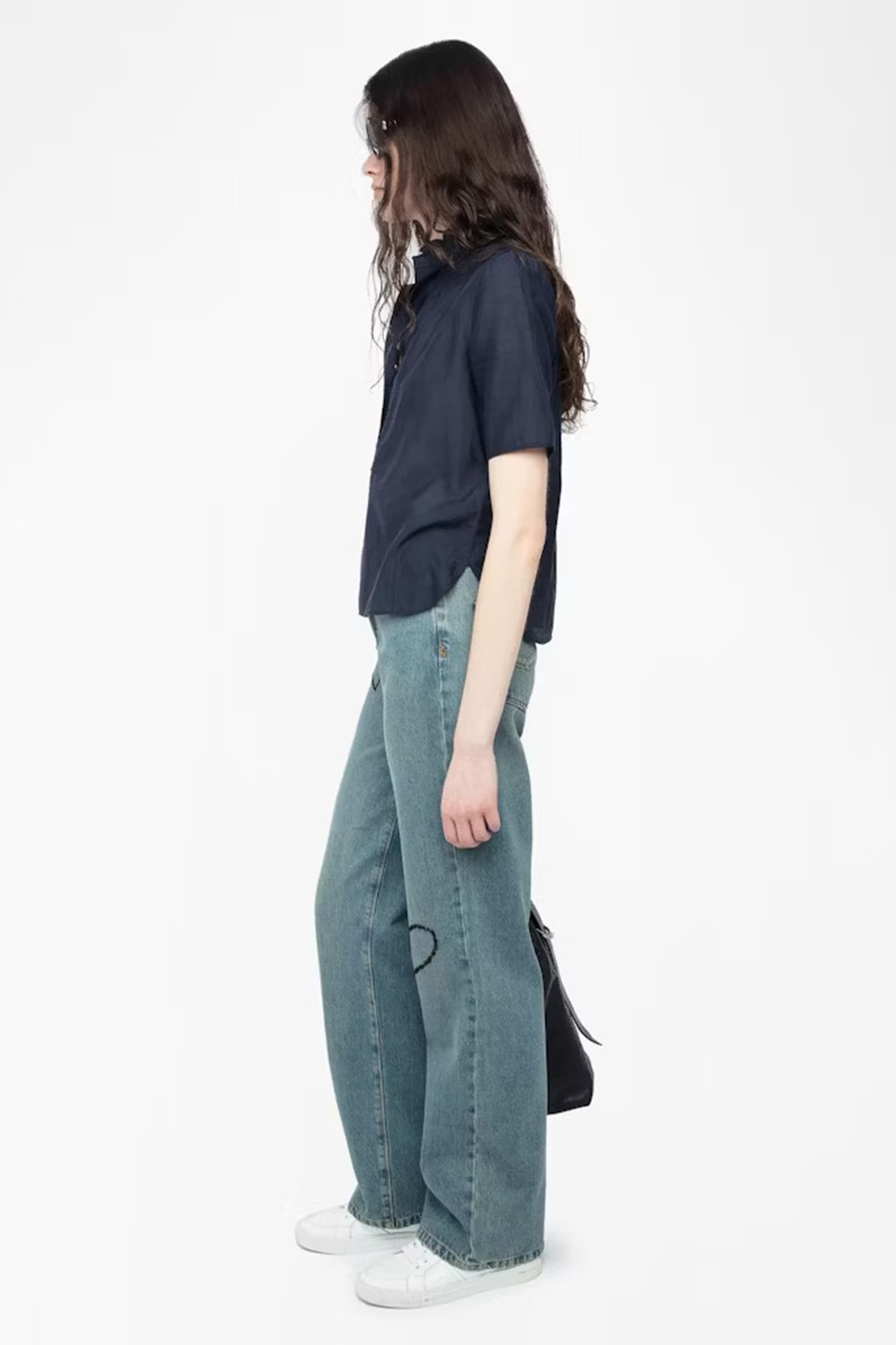 Elio Heart Denim Pants