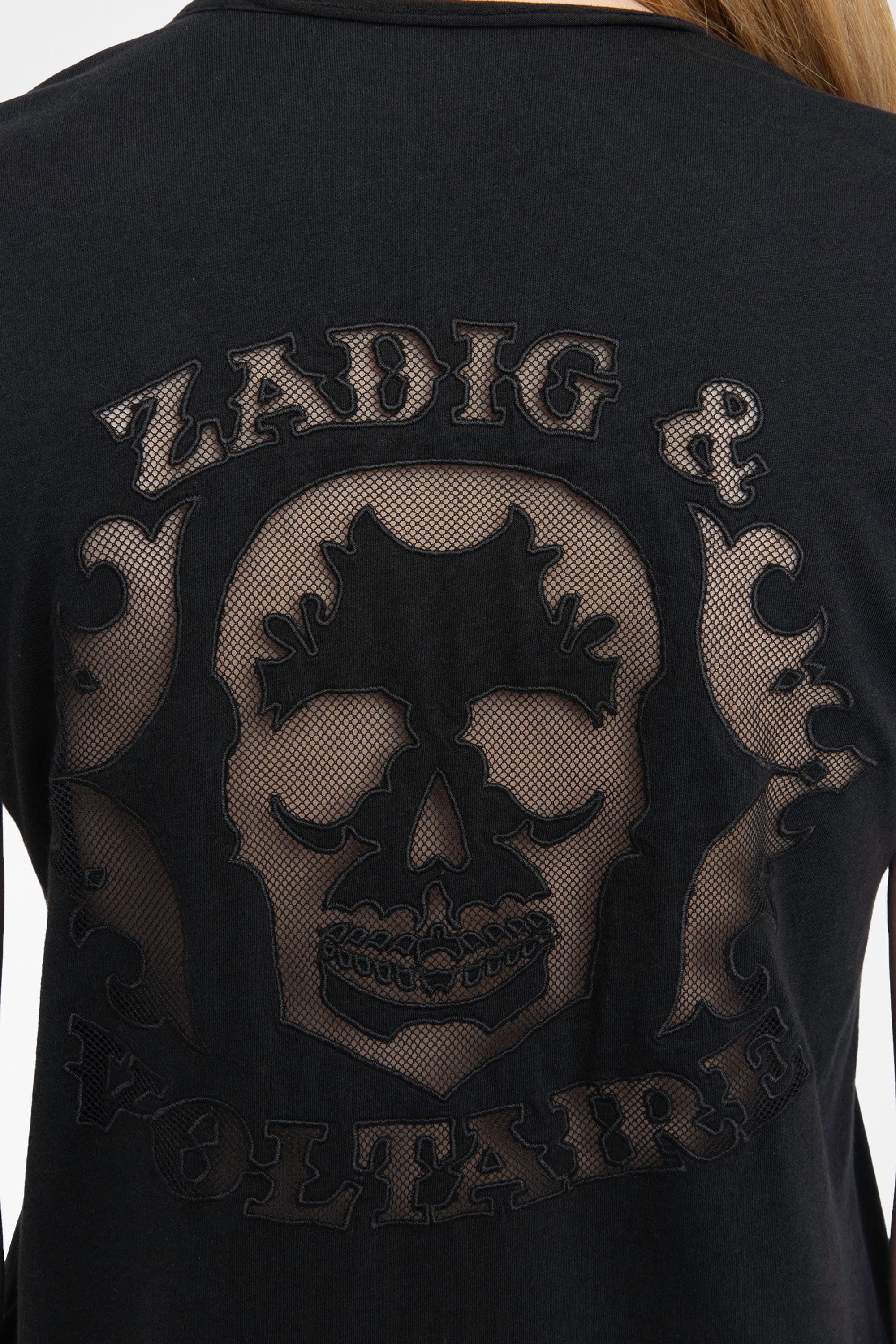 Story Fishnet Skull T-shirt