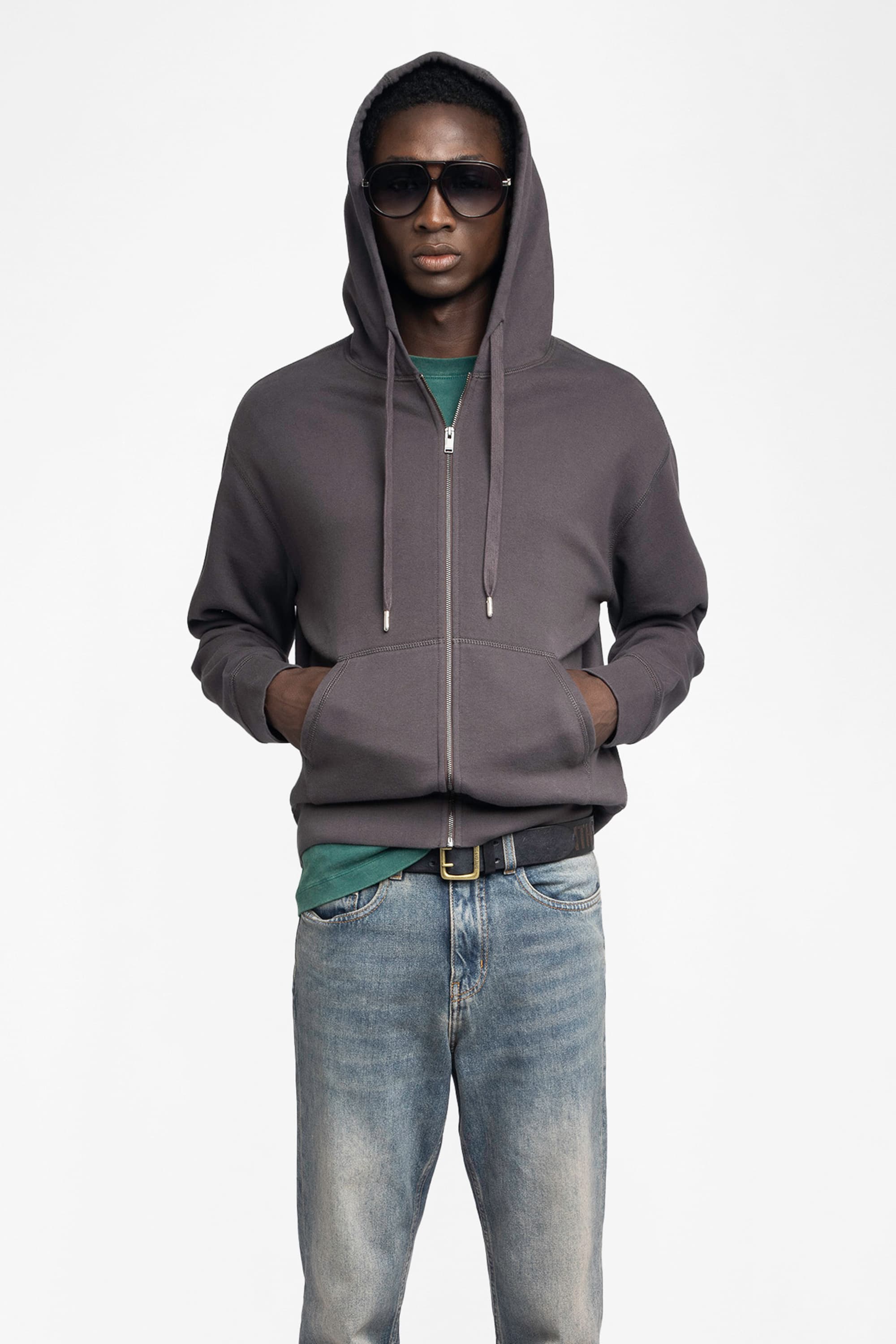 Sacha Skull Zip-Up Cardigan