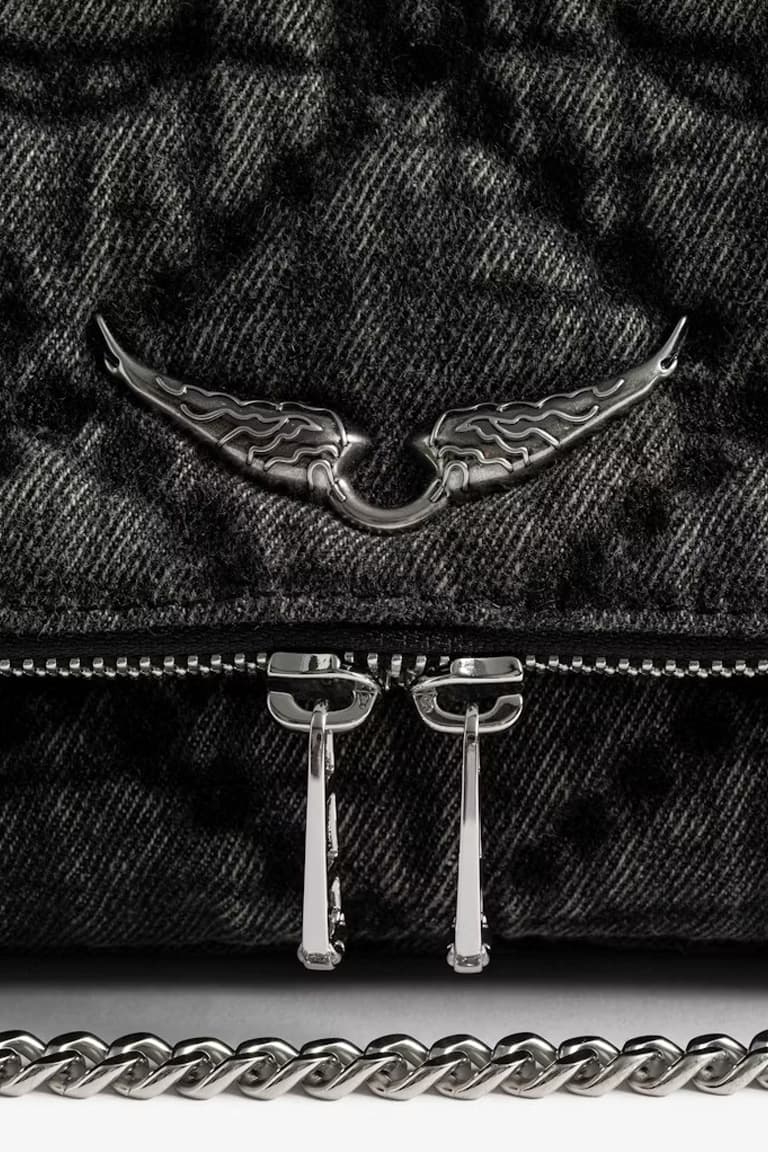 Rocky Monogram Denim Bag