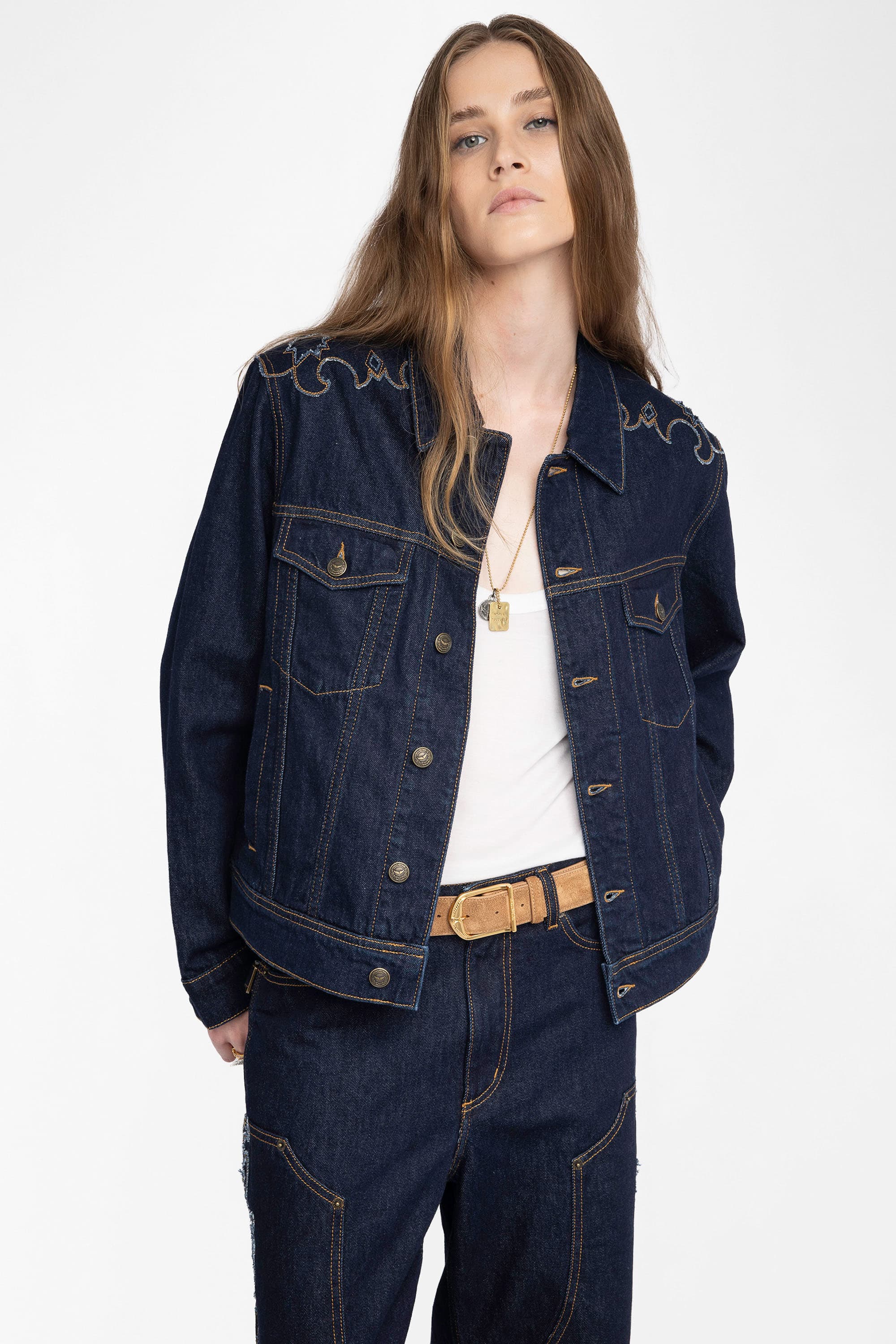 Bases Western Denim Jacket