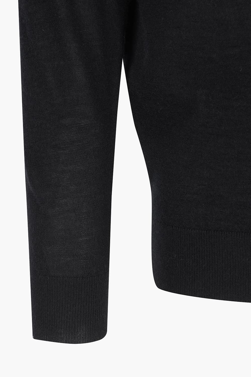 캐시미어 터틀넥 806 블랙 긴소매 니트