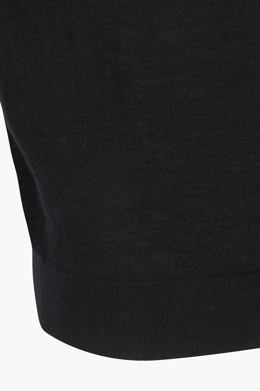 캐시미어 터틀넥 806 블랙 긴소매 니트